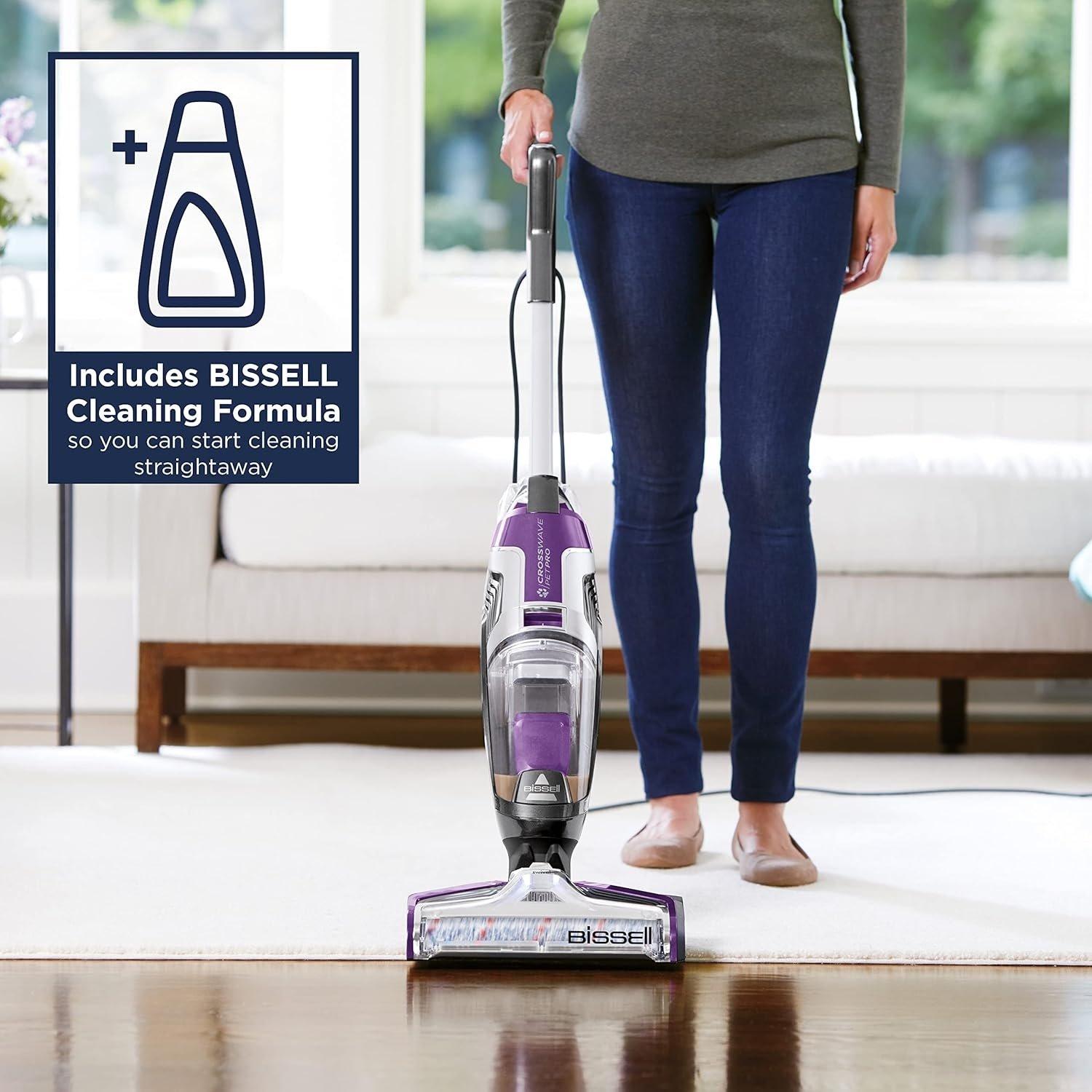 Purple - Bissell - BISSELL CrossWave Pet Pro Hard Floor Vacuum - 6