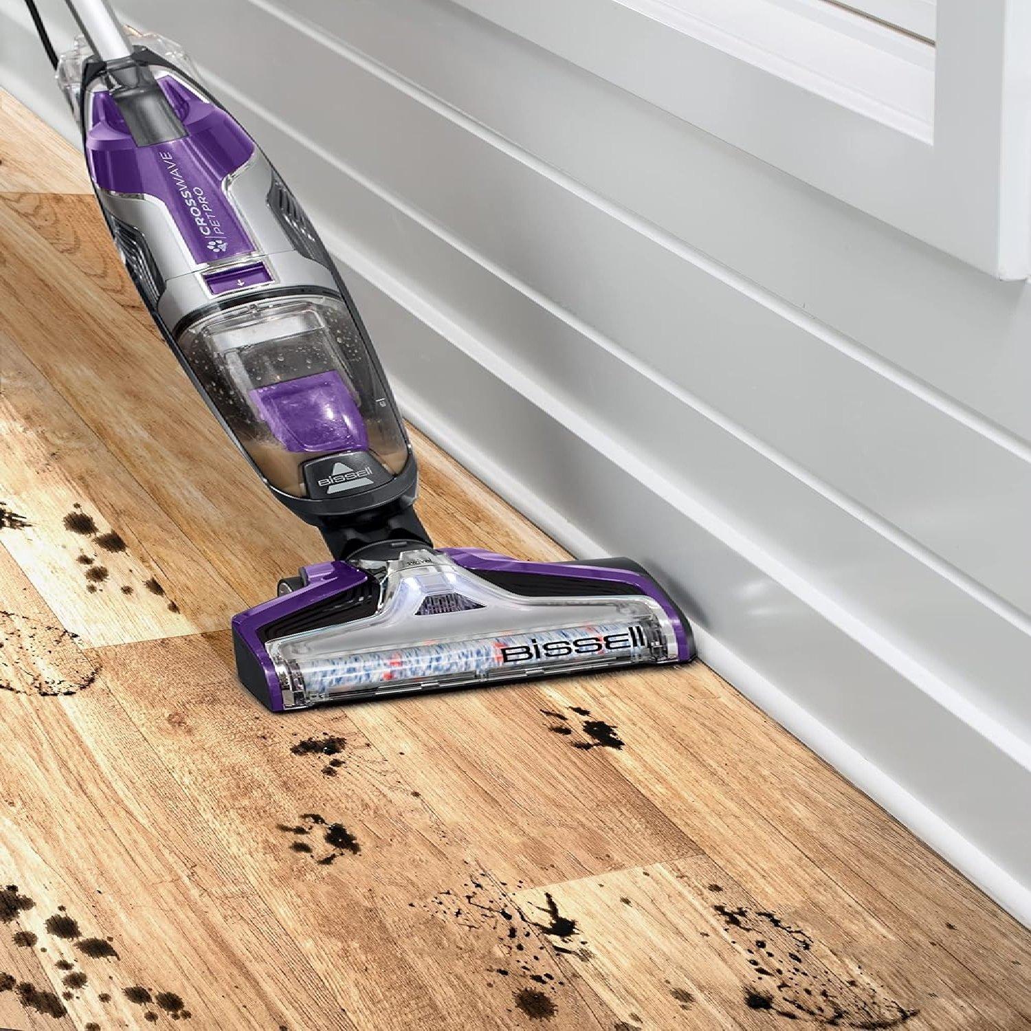 Purple - Bissell - BISSELL CrossWave Pet Pro Hard Floor Vacuum - 9