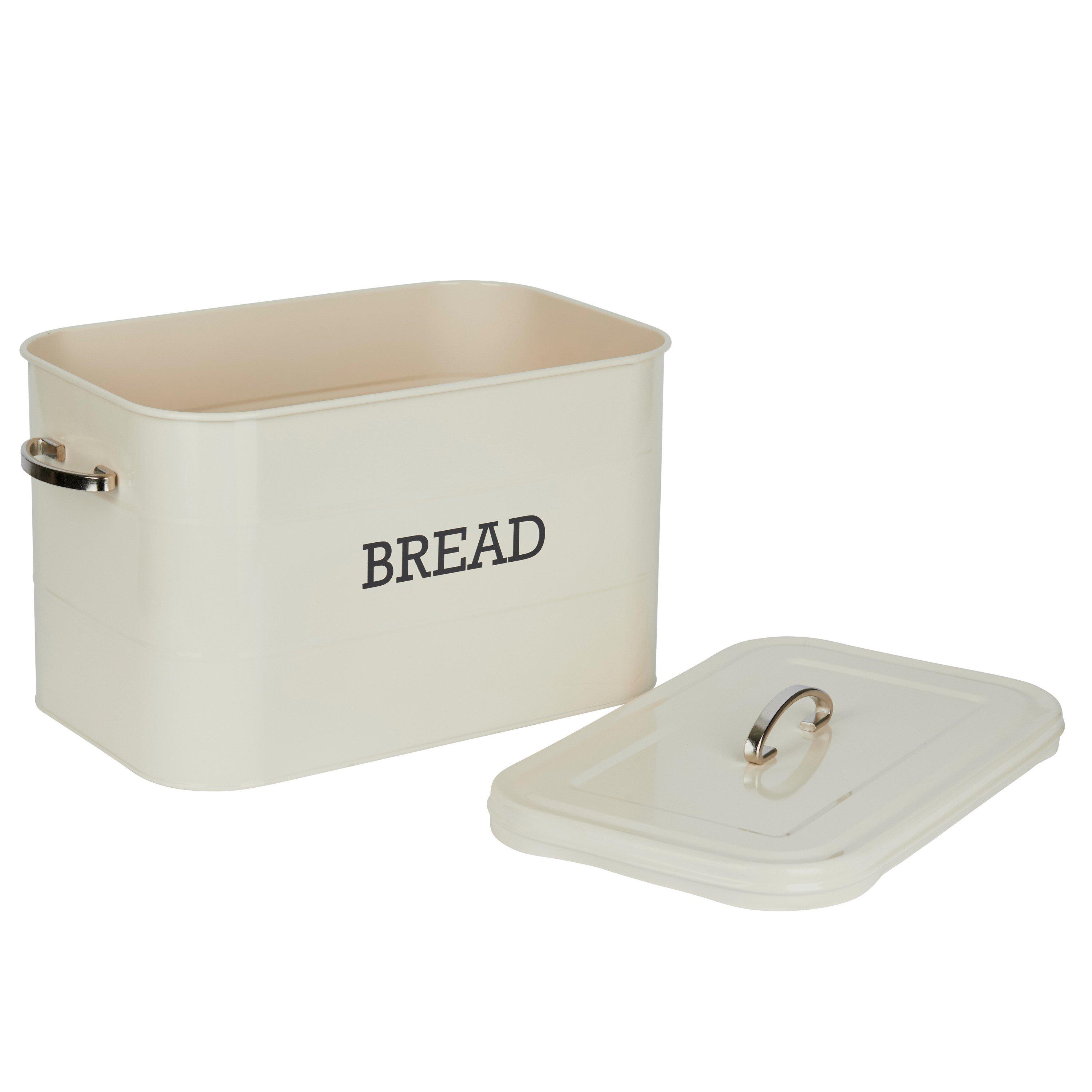 Cream - KitchenCraft - Living Nostalgia Antique Cream Bread Bin - 1