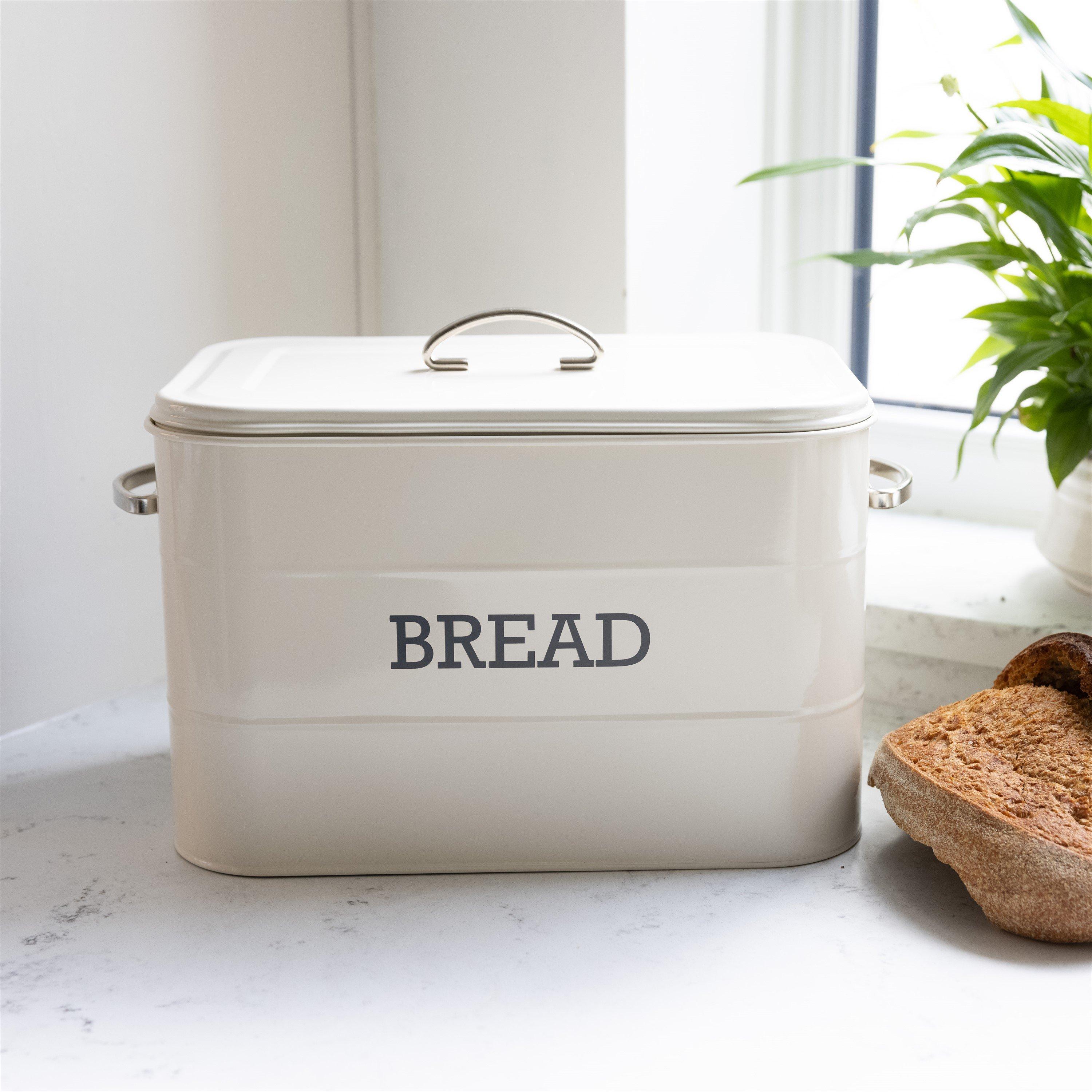 Cream - KitchenCraft - Living Nostalgia Antique Cream Bread Bin - 2