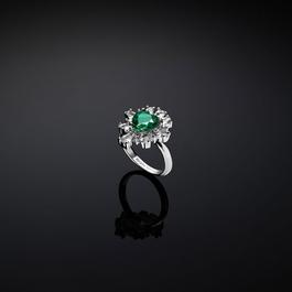 Chiara Ferragni Emerald Ring Ld99