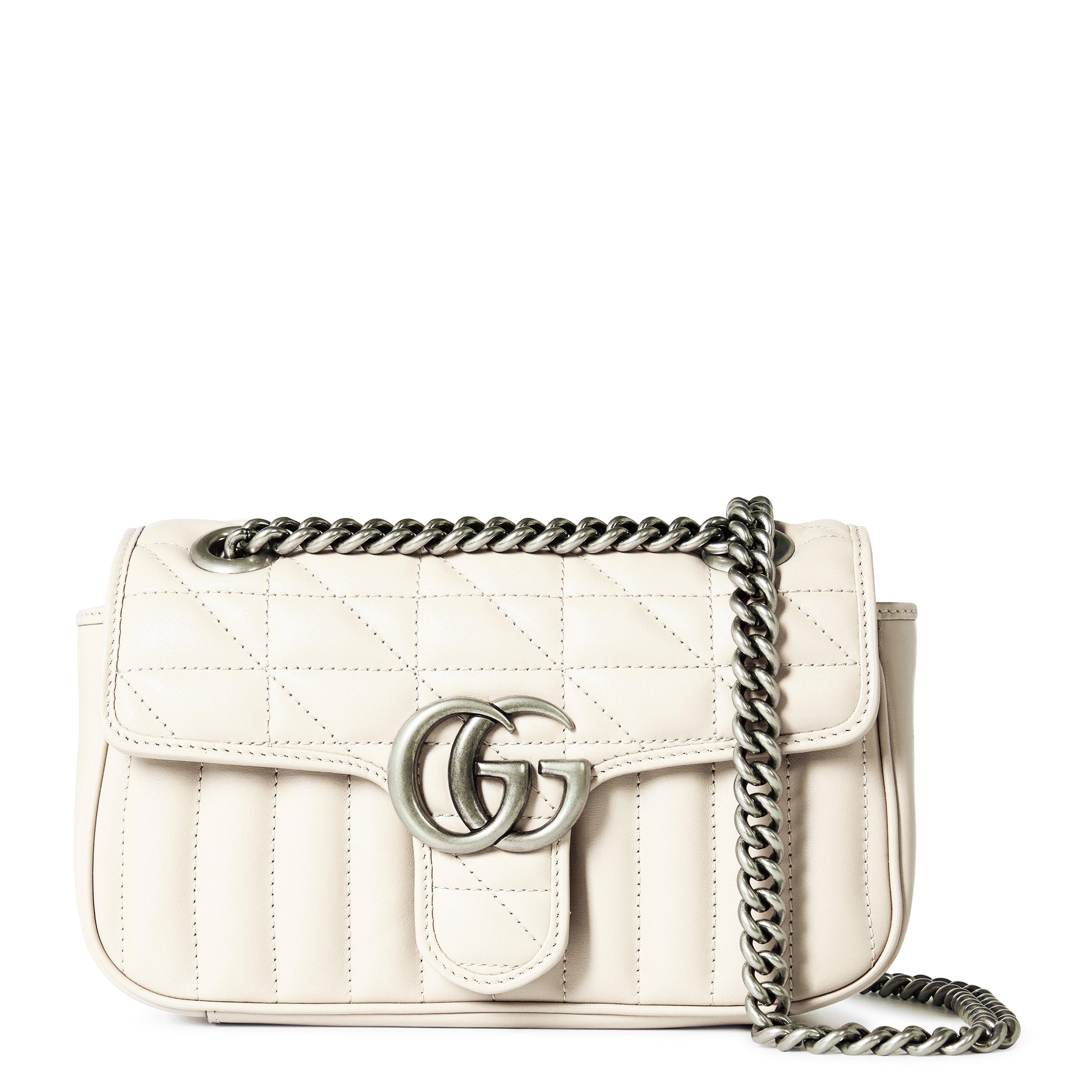 Mini white gucci bag on sale