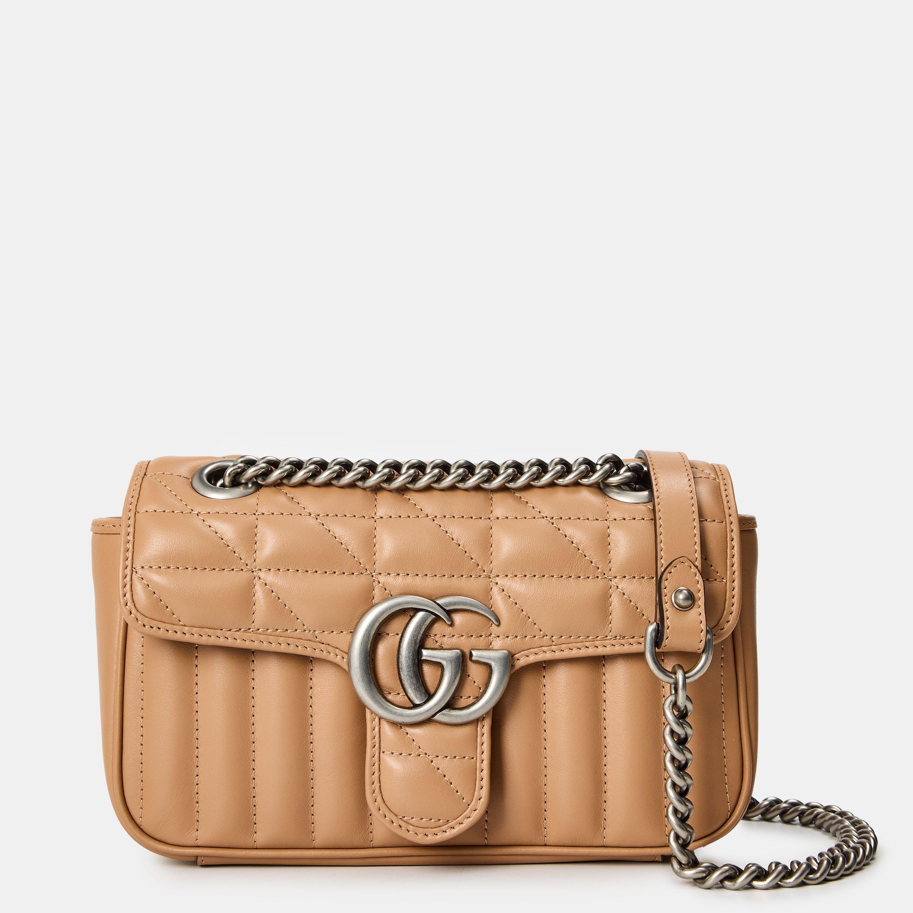 Rose Beige 2754 - Gucci - Mini Marmont GG Shoulder Bag - 1