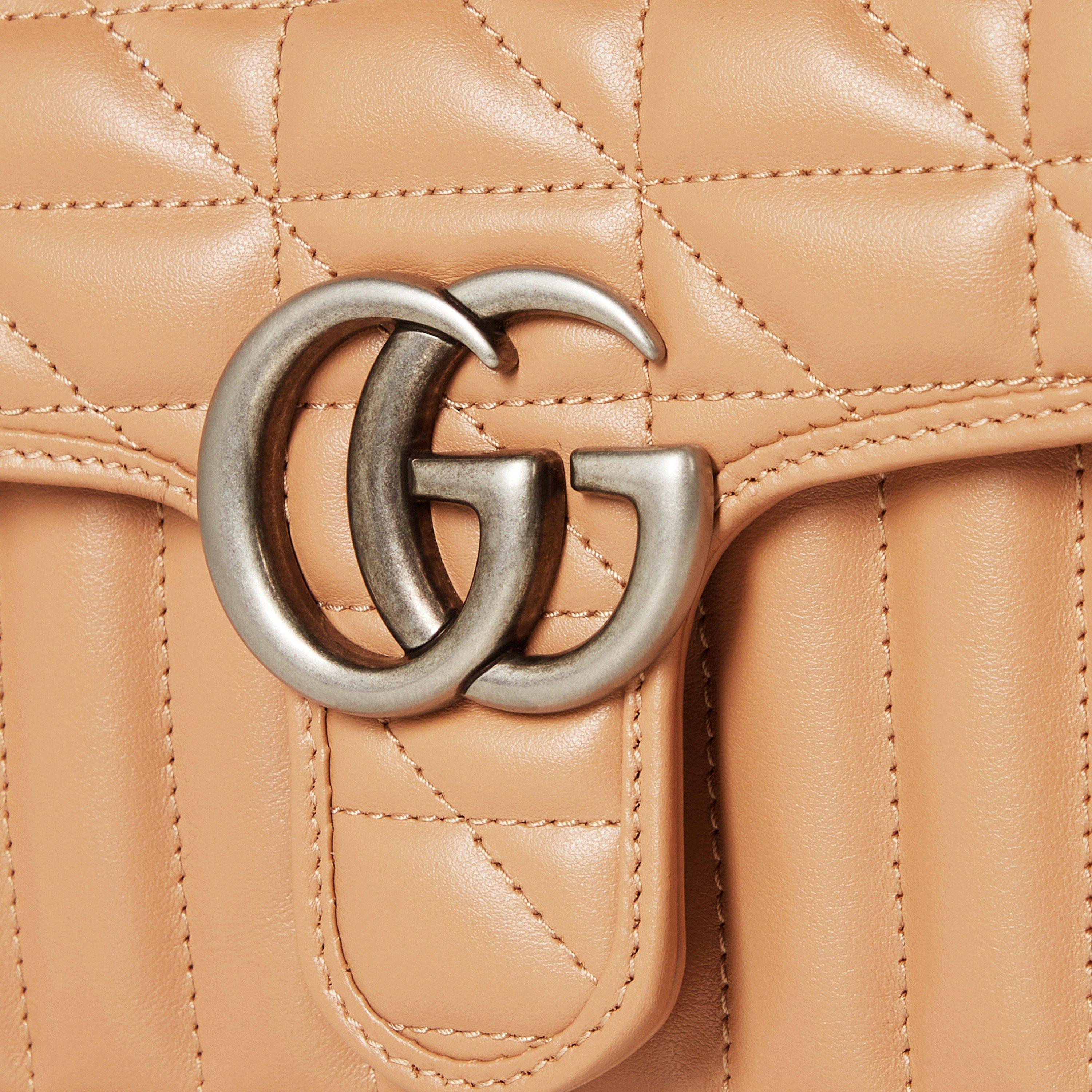 Rose Beige 2754 - Gucci - Mini Marmont GG Shoulder Bag - 4