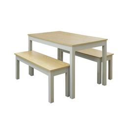LPD Ohio Dining Set Oak-Grey
