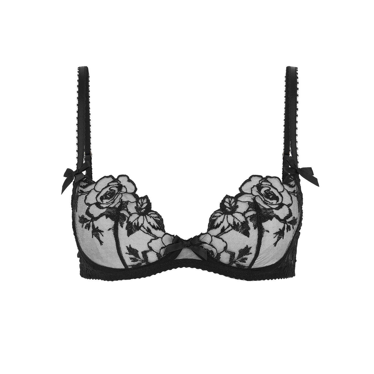 Black - Agent Provocateur - CALLYPSO Plunge Underwired Bra - 4