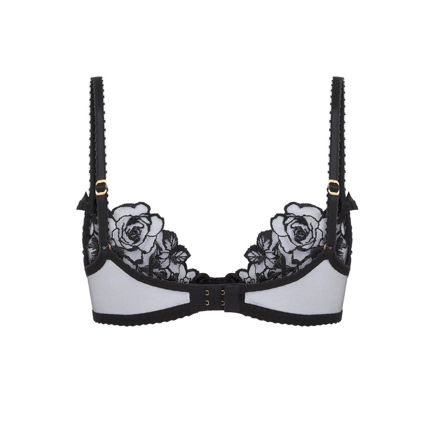 Black - Agent Provocateur - CALLYPSO Plunge Underwired Bra - 5
