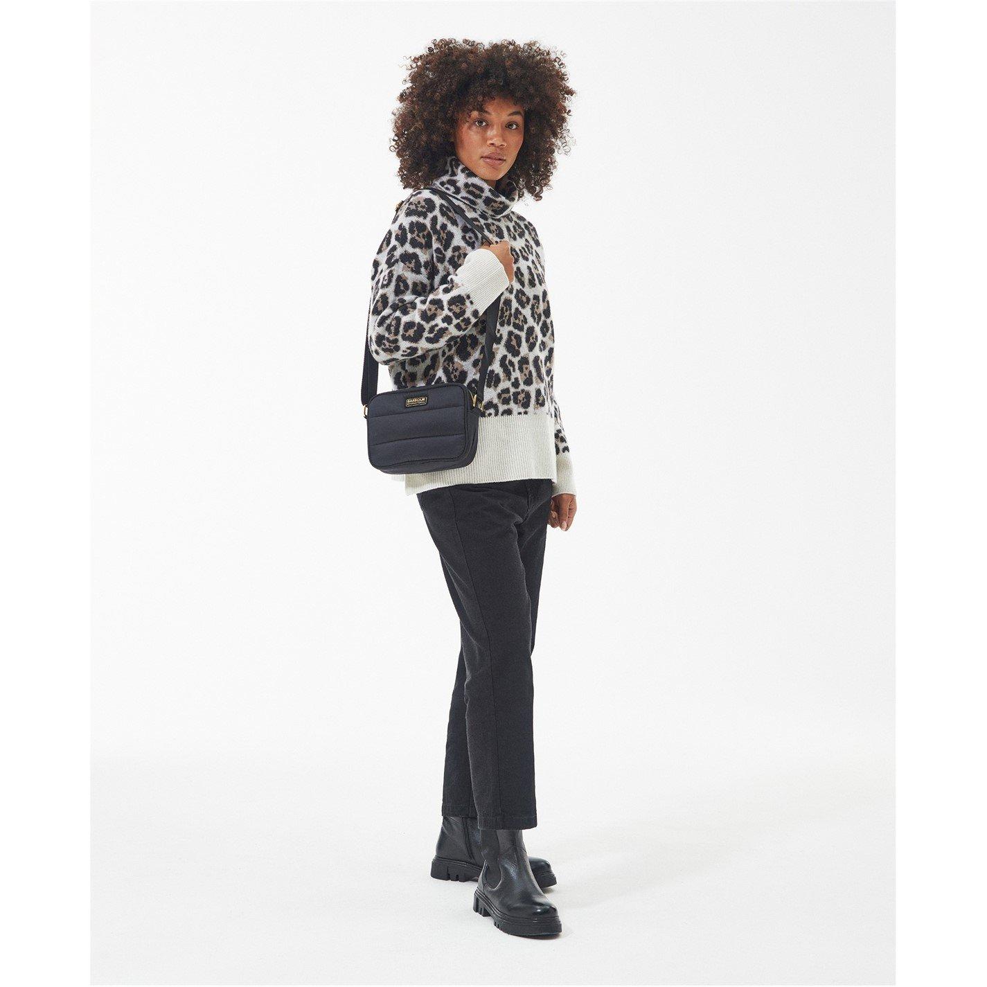 Black - Barbour International - Monaco Crossbody Bag - 11