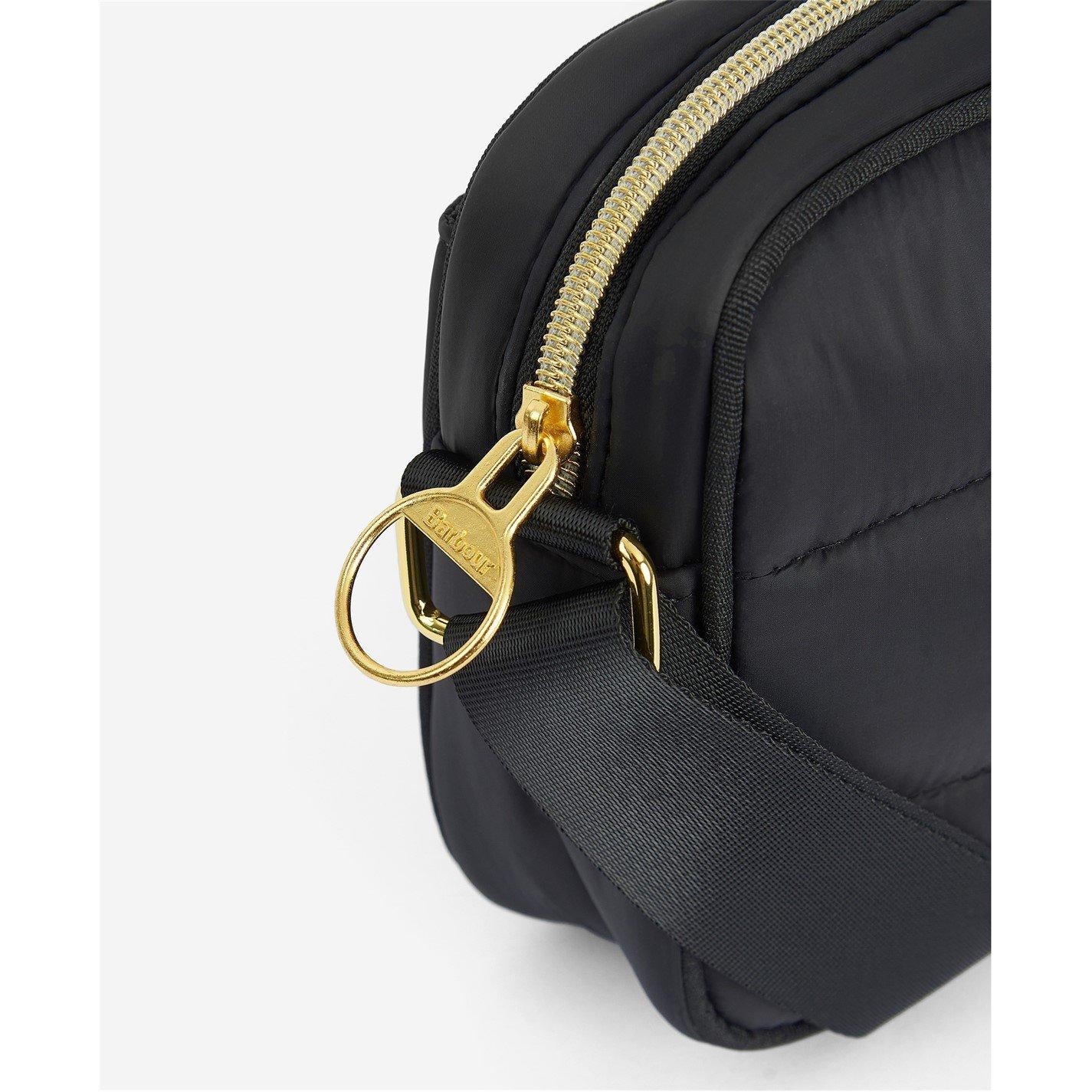 Black - Barbour International - Monaco Crossbody Bag - 5