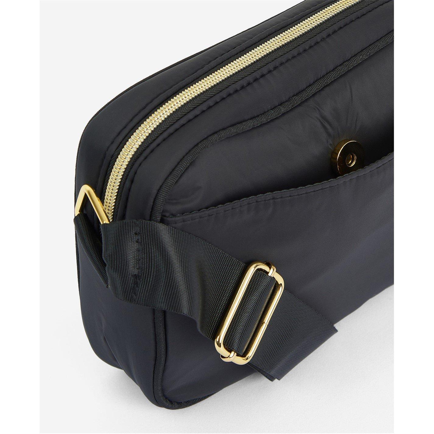 Black - Barbour International - Monaco Crossbody Bag - 7
