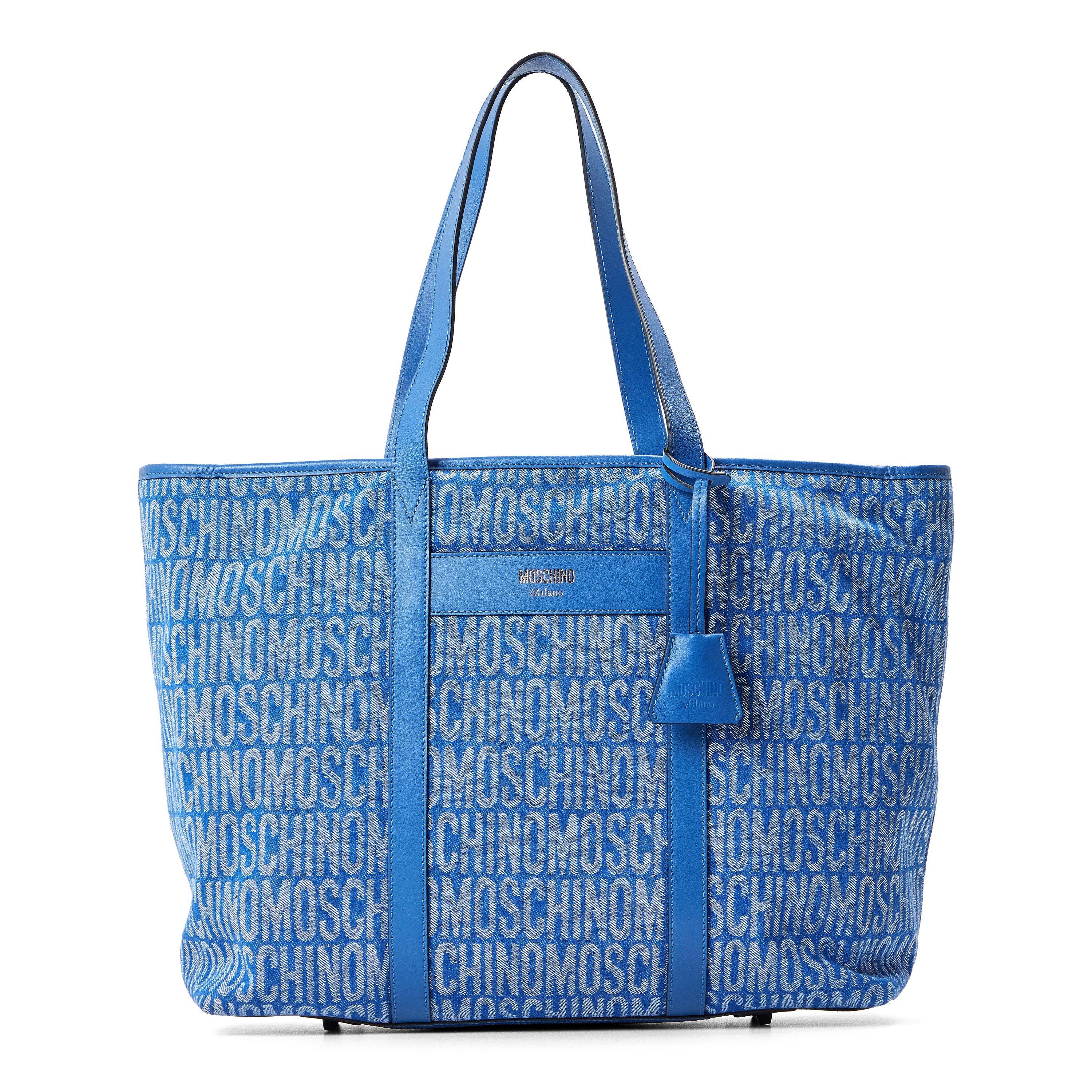 Blue - Moschino - Women's Tote Bag - 1