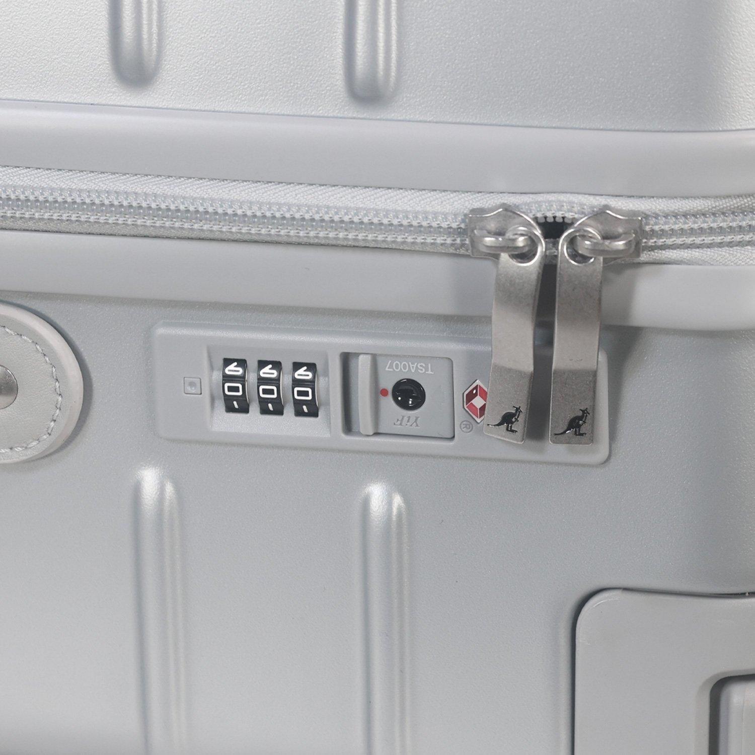 Silver - Kangol - Adults Hard Suitcase - 12