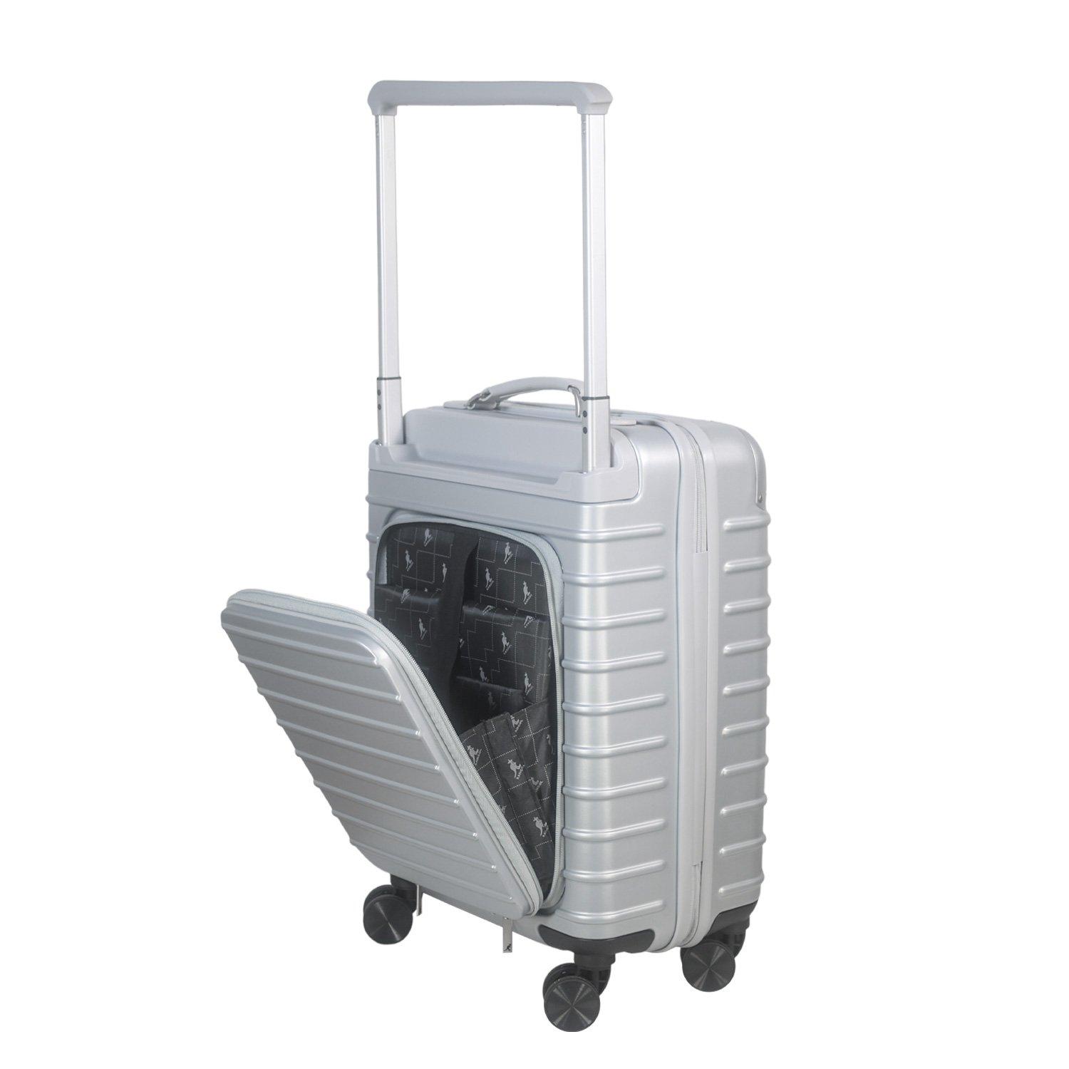 Silver - Kangol - Adults Hard Suitcase - 6