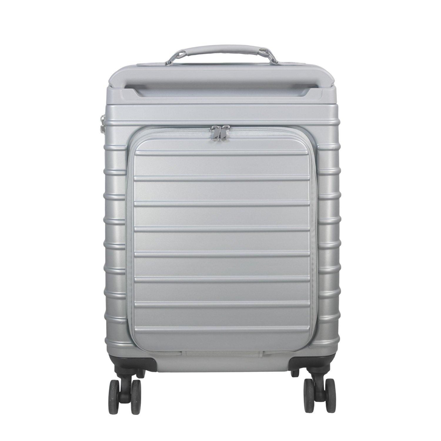 Silver - Kangol - Adults Hard Suitcase - 7