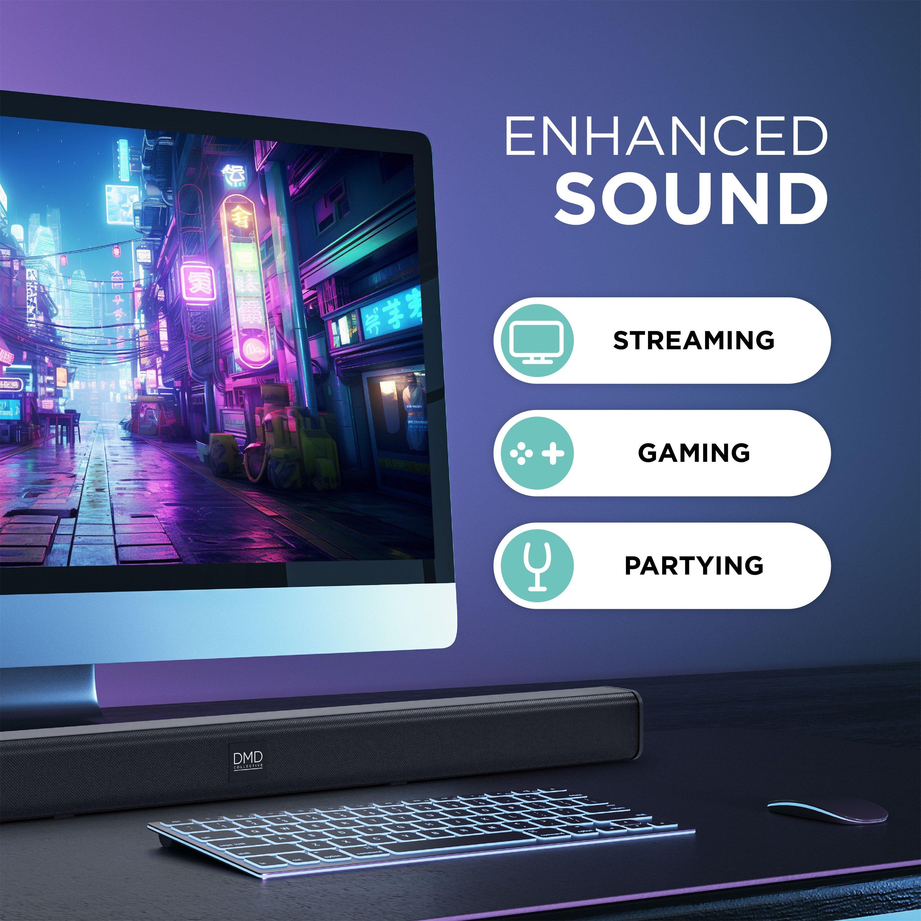 Black - DMD Collective - All In One TV Sound Bar - 5