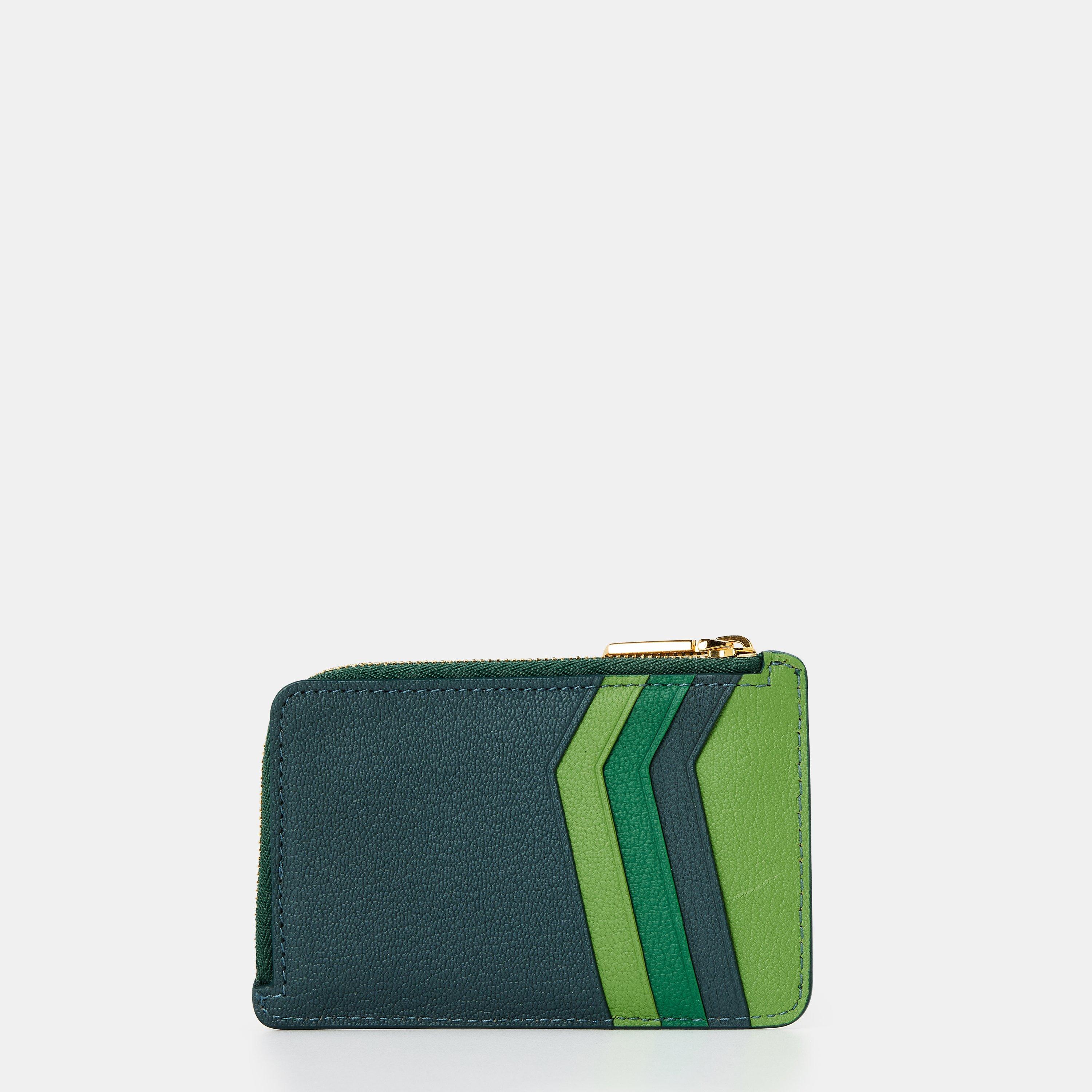 Green - Tiffany - T Zipped Card Holder - 2