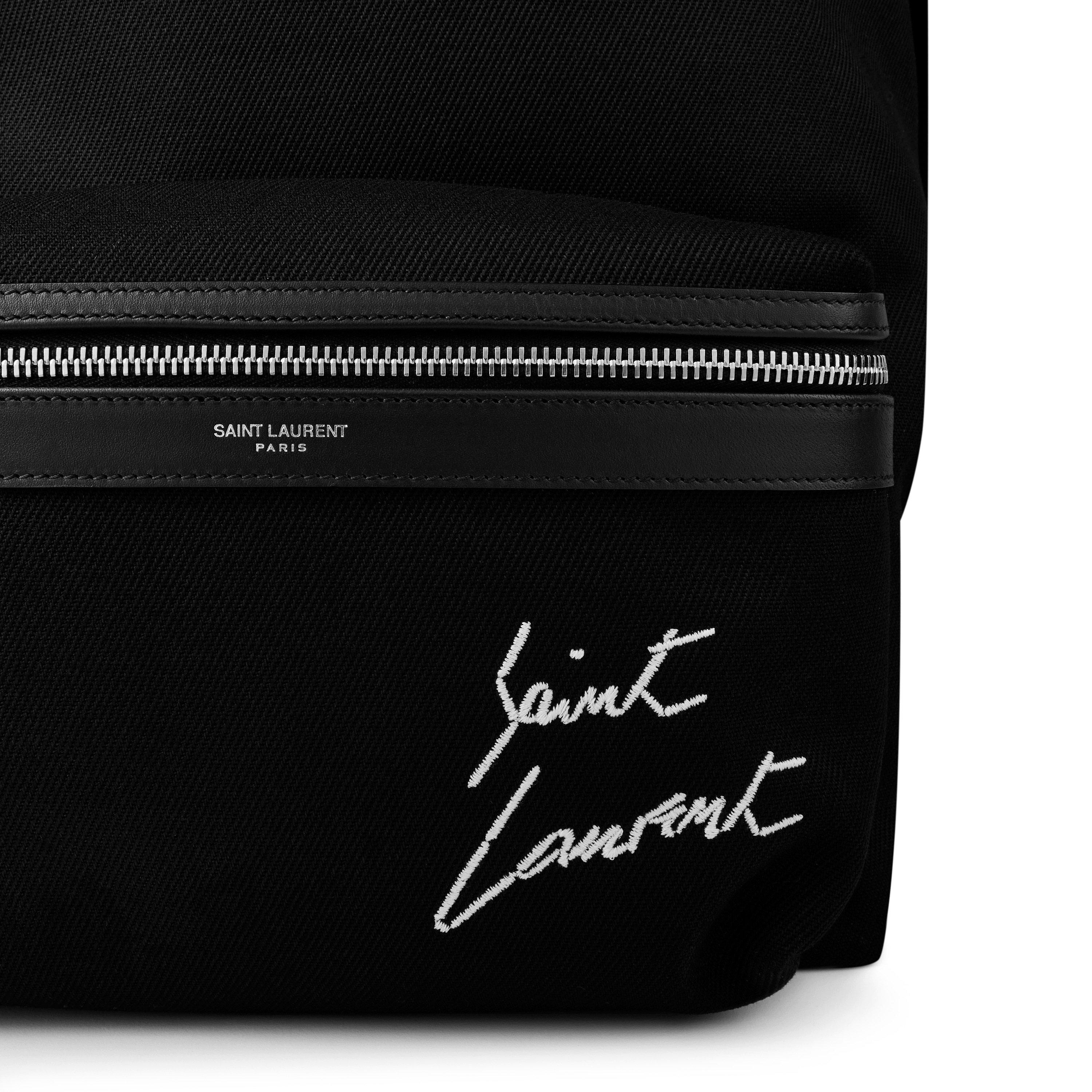 Black - Saint Laurent - City Backpack - 9