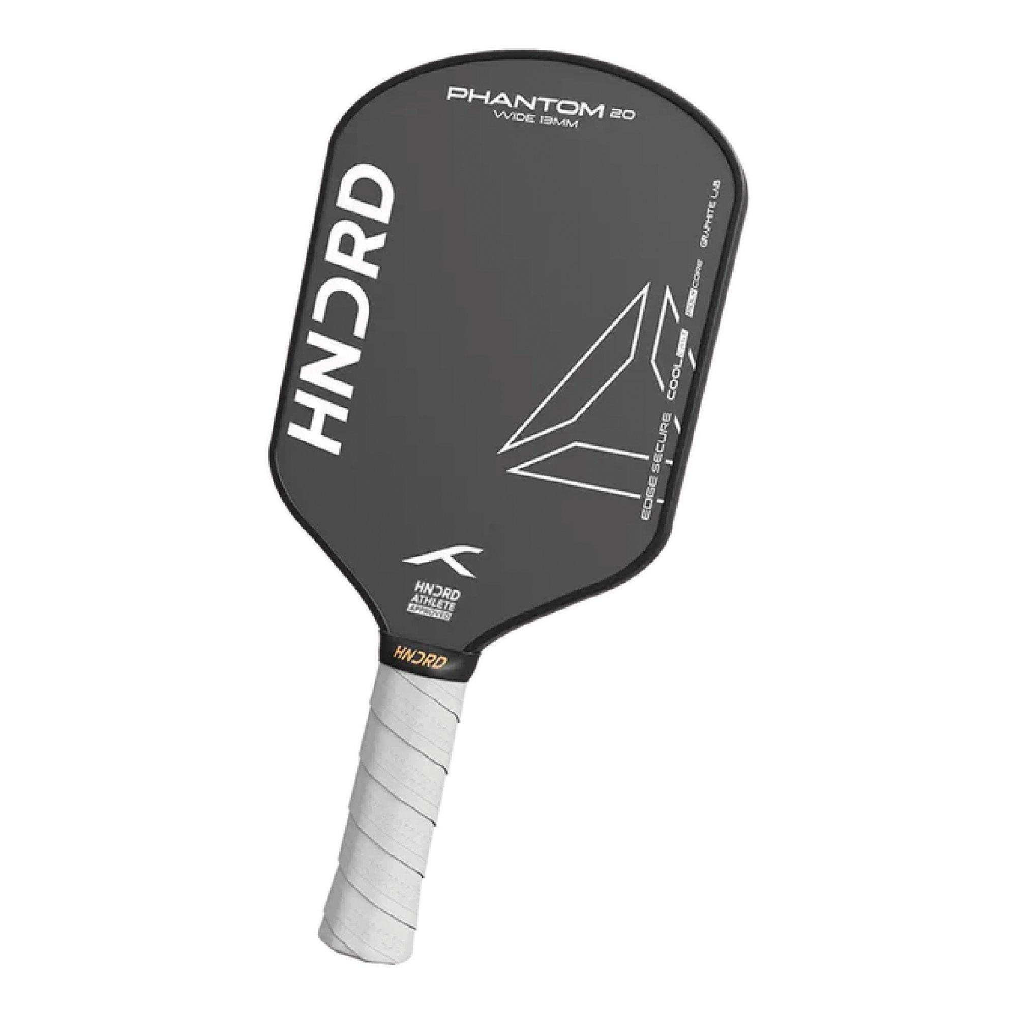 Black/White - Hundred - Phantom 20 Wide 13mm Pickleball Padel - 3