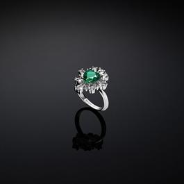Chiara Ferragni Emerald Ring Ld99