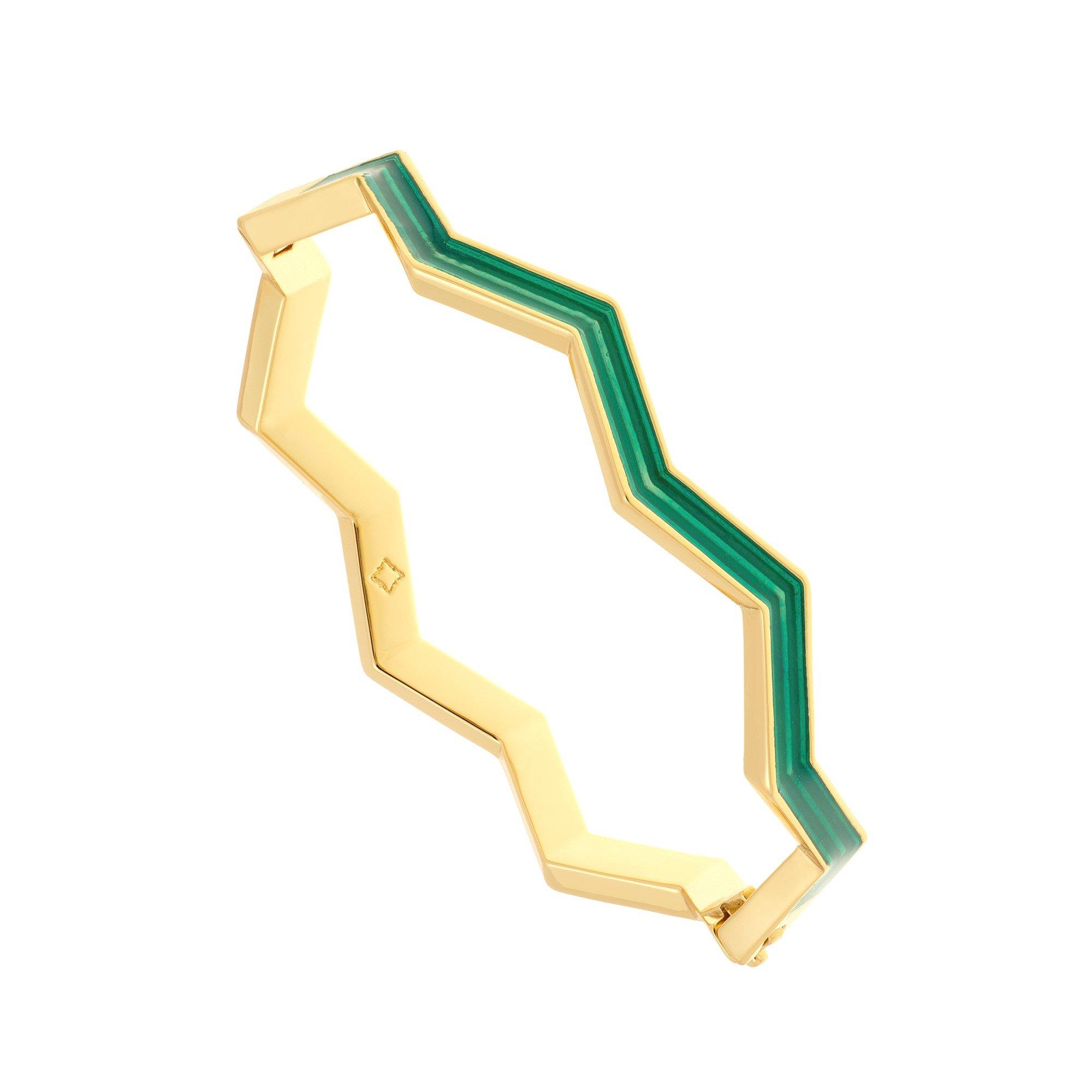 Gold/Green - All We Are - Oceano Bangle - 1
