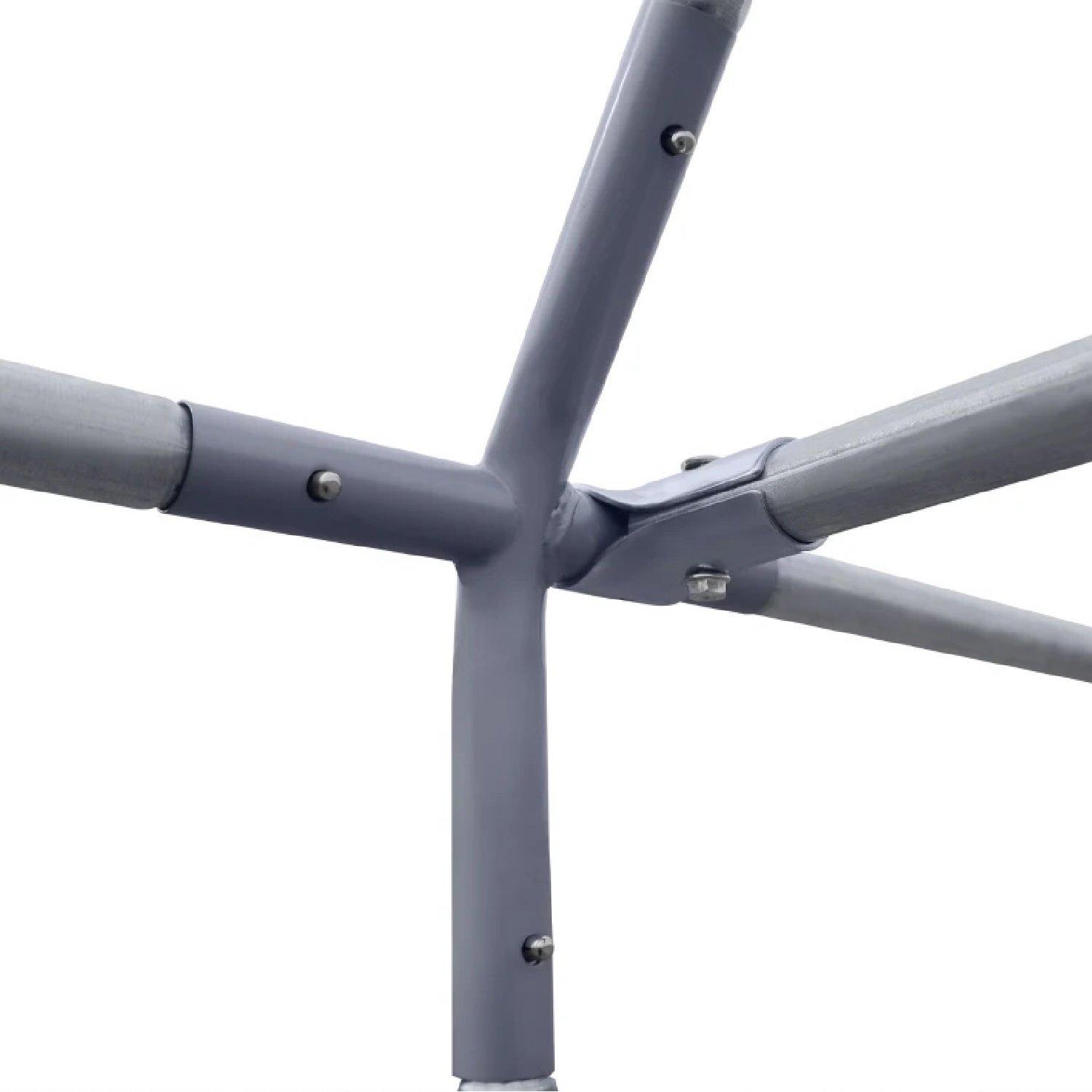 Grey - PawHut - PawHut Walk in Chicken Run Chicken Coop - 7