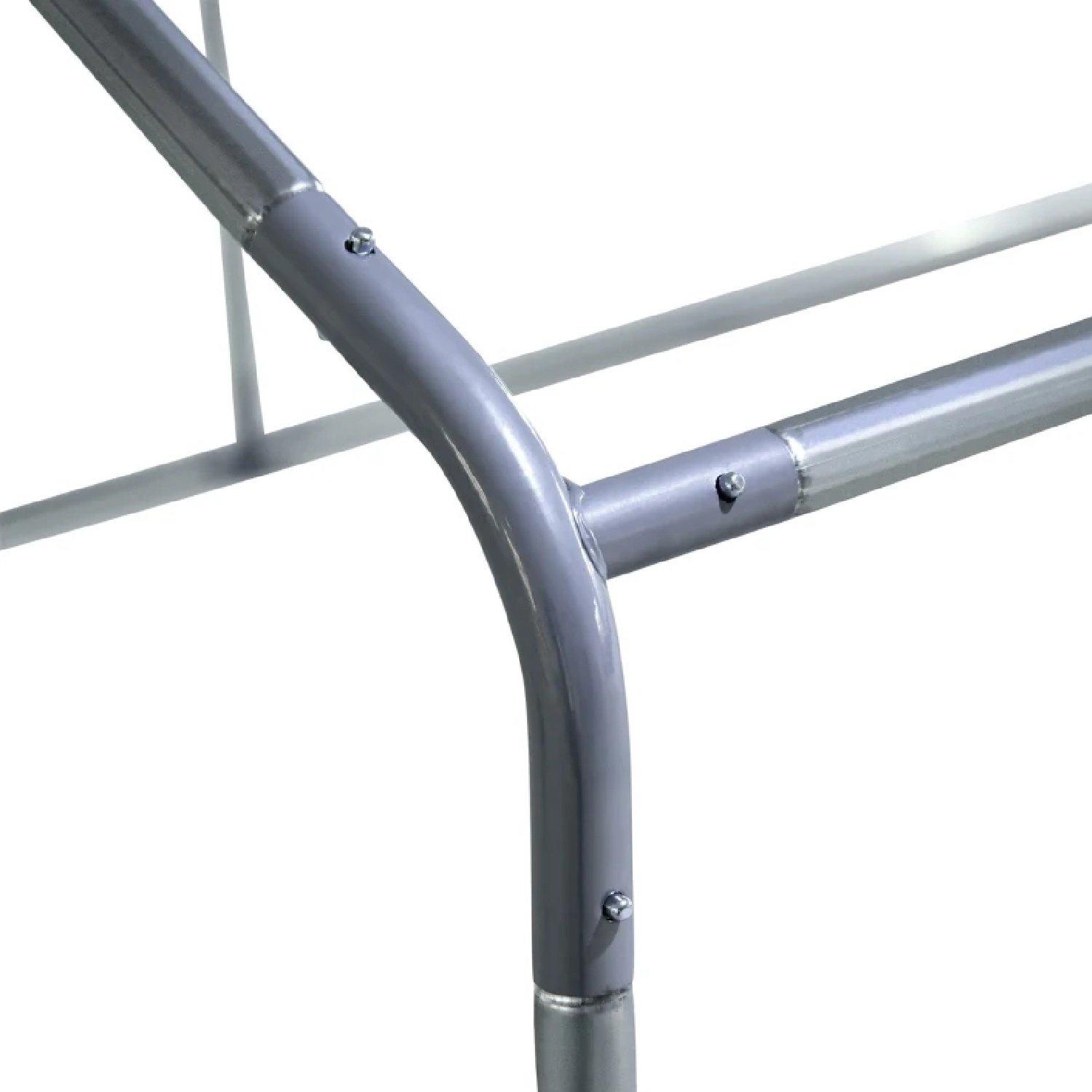 Grey - PawHut - PawHut Walk in Chicken Run Chicken Coop - 8