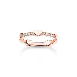 Thomas Sabo Hearts Pave Ring