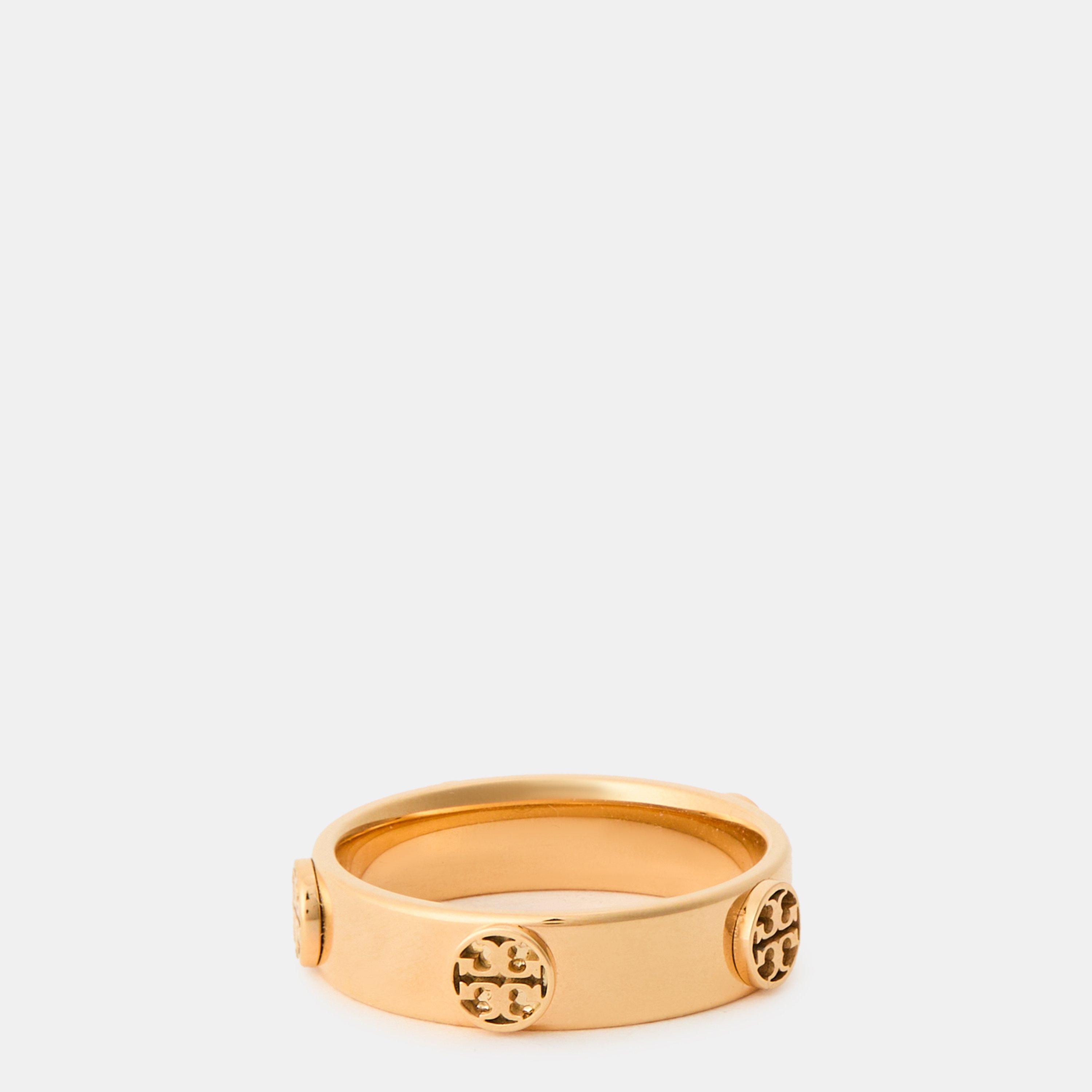 Gold - Tory Burch - Women's Miller Band Ring - 2