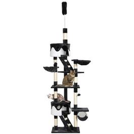 PawHut Floor-to-Ceiling Cat Tree for Indoor Use