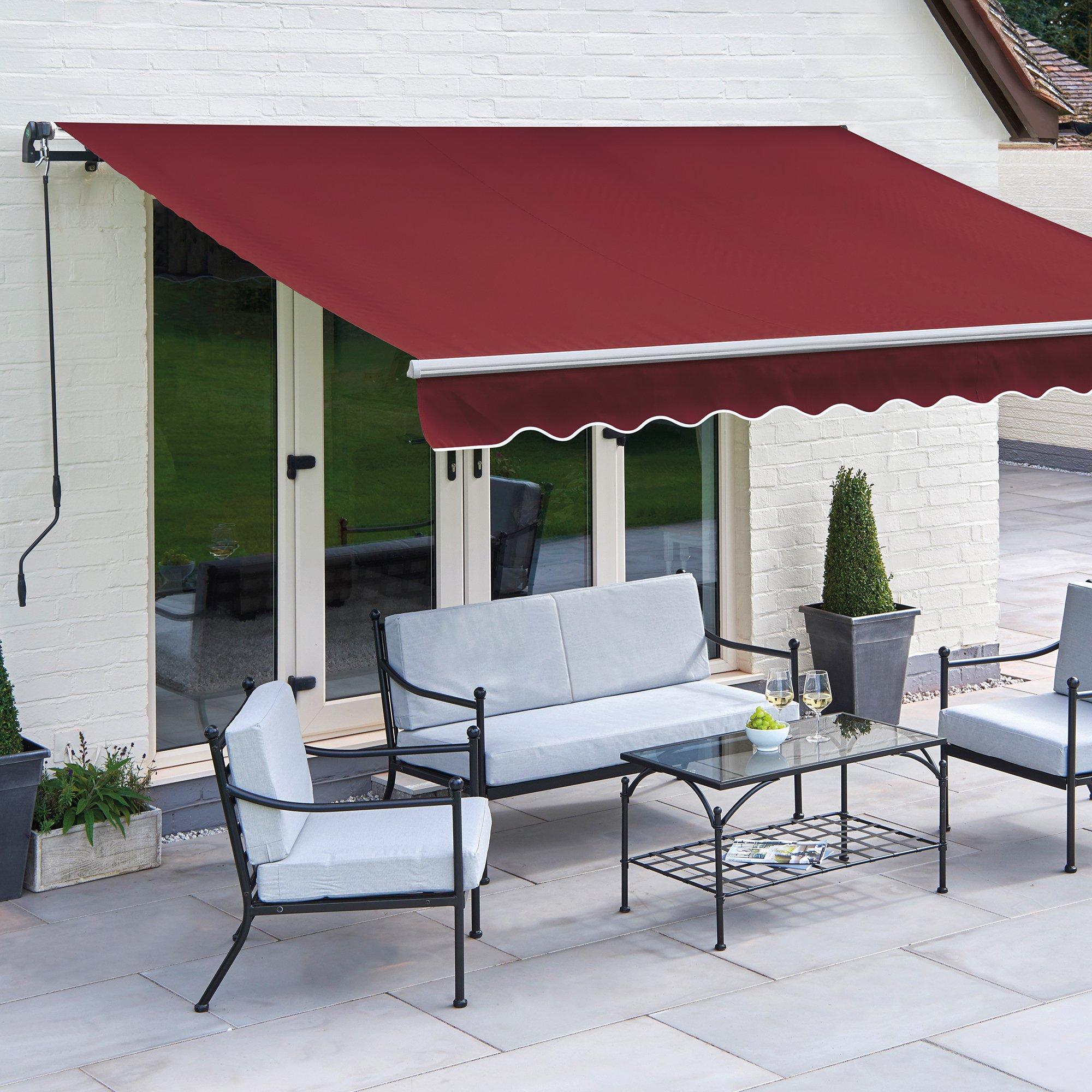 Red - Greenhurst - Greenhurst Royal Red Awning - 2