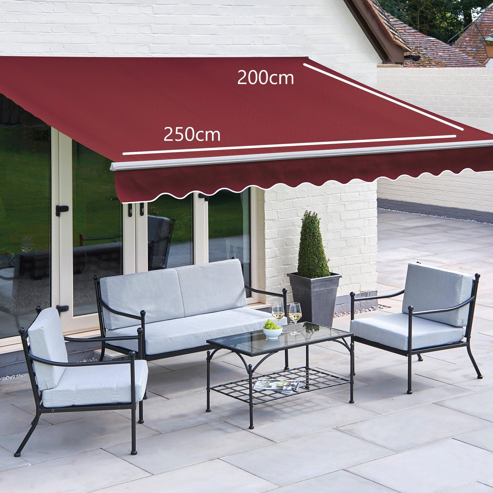 Red - Greenhurst - Greenhurst Royal Red Awning - 4