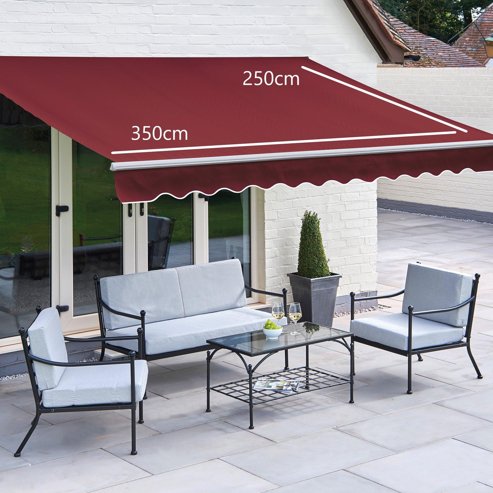 Red - Greenhurst - Greenhurst Royal Red Awning - 6