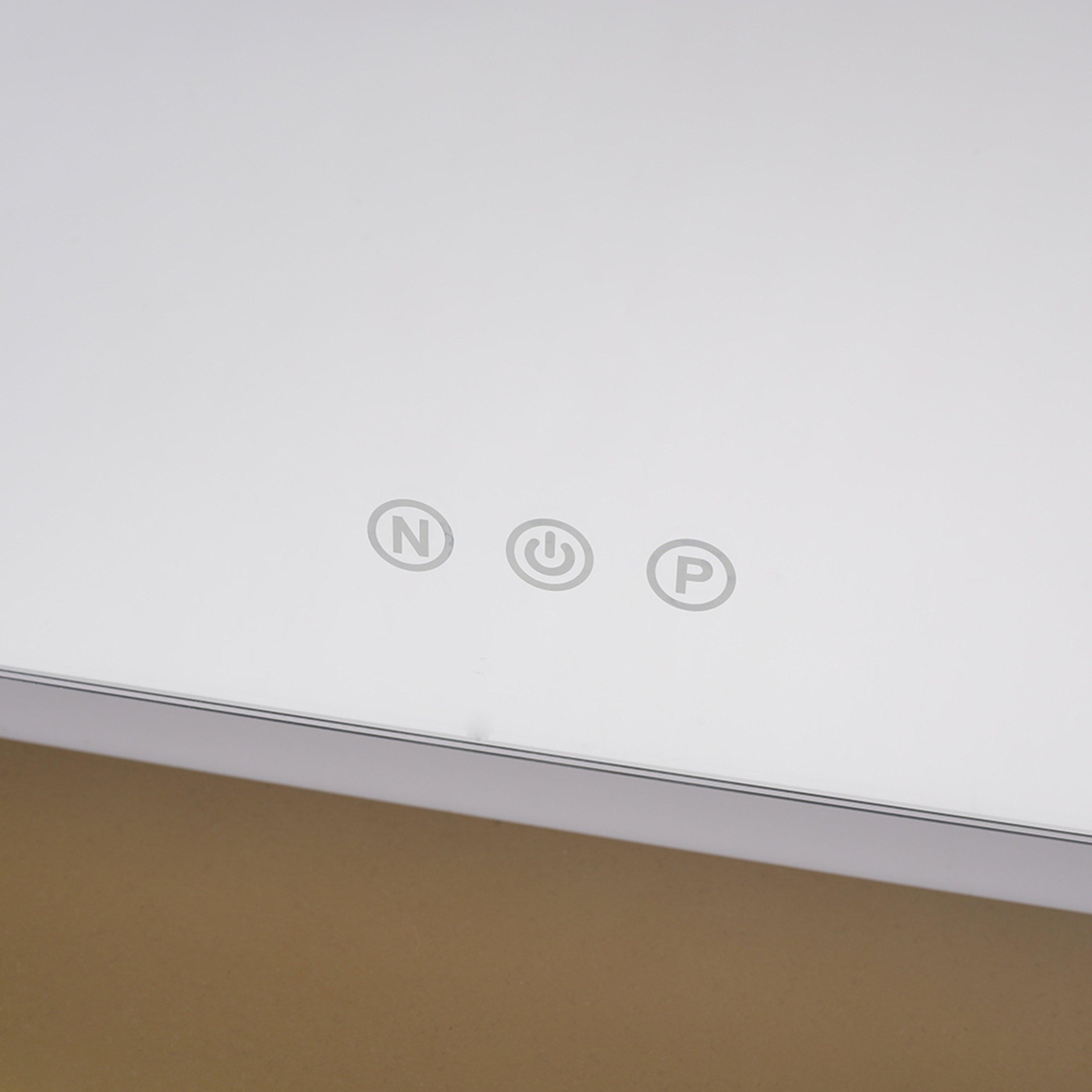 Gold - Kabinet UK - Rotating Rectangular Hollywood Makeup Mirror Gold - 9