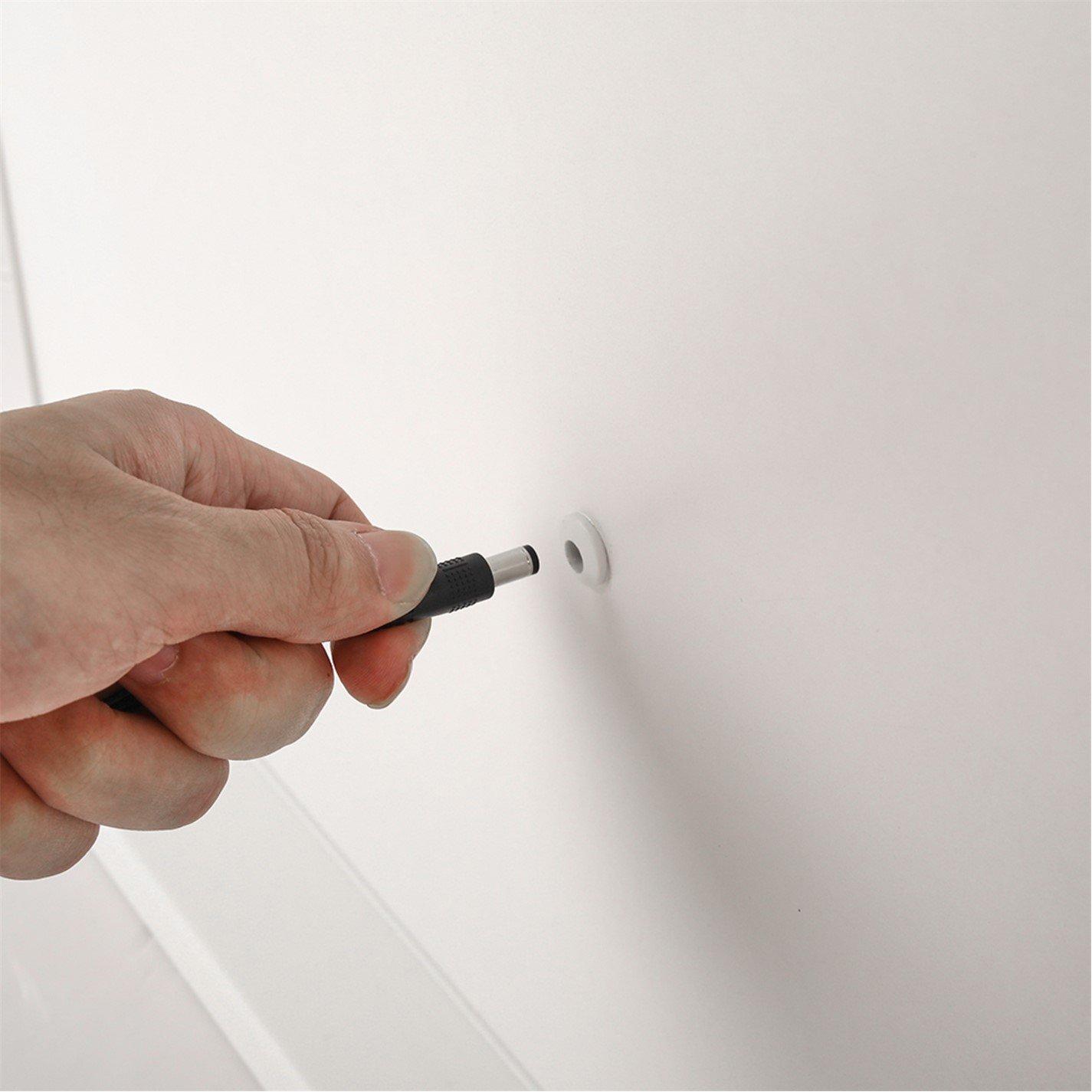 White - Kabinet UK - Rectangular Makeup Mirror with LED Light Strip - 10