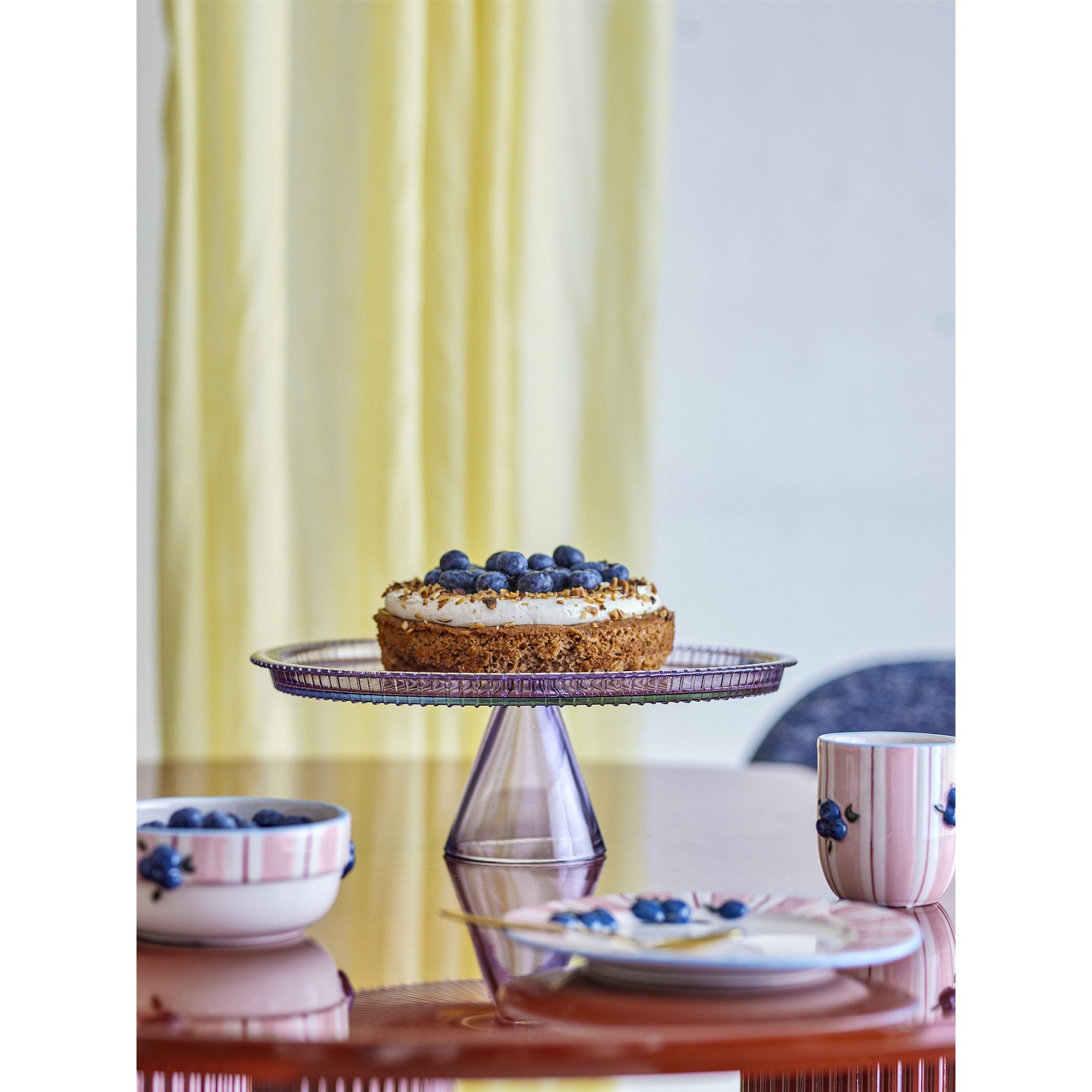 Multi - Bloomingville - Tayo Cake Tray w/Dome - 9