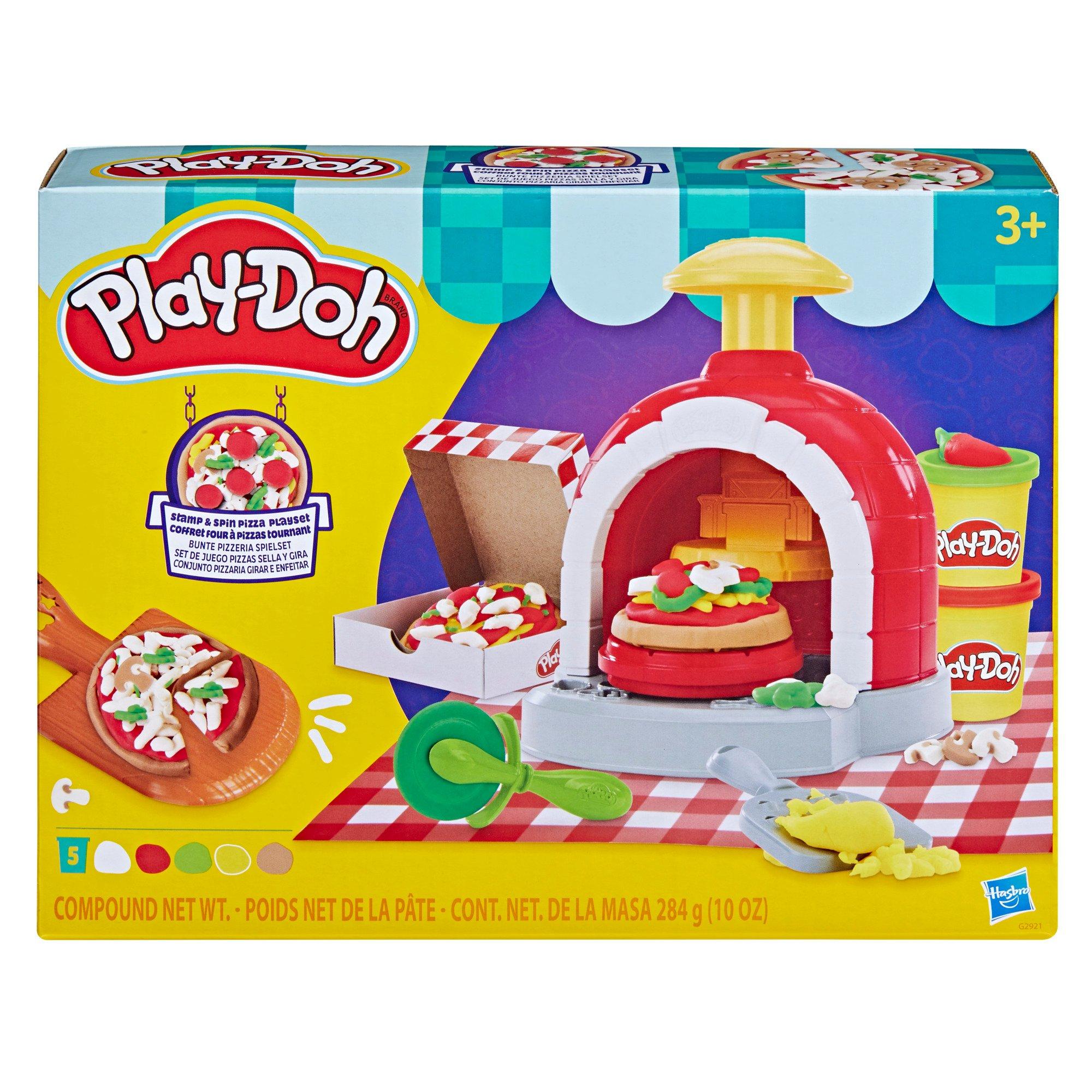 Pizza Playset - Play-Doh - Playdoh Stamp N Spin Jn64 - 1