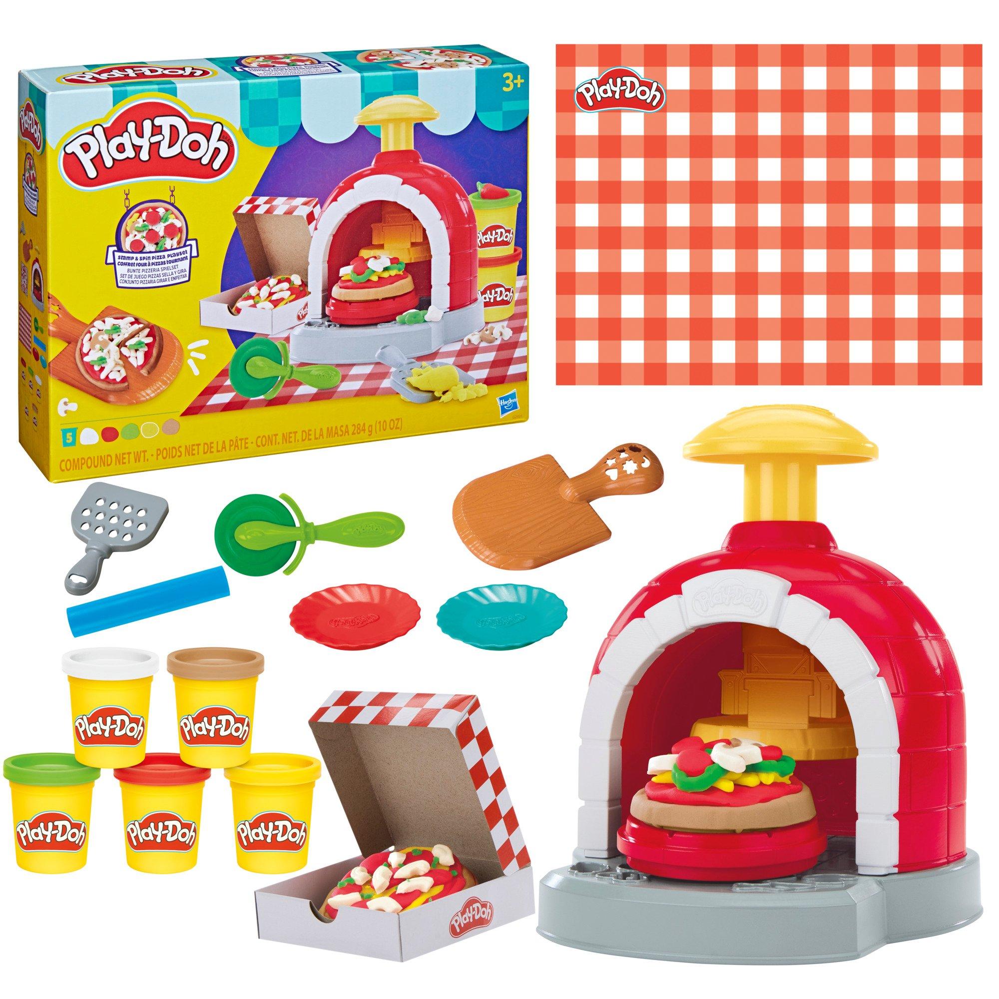 Pizza Playset - Play-Doh - Playdoh Stamp N Spin Jn64 - 2