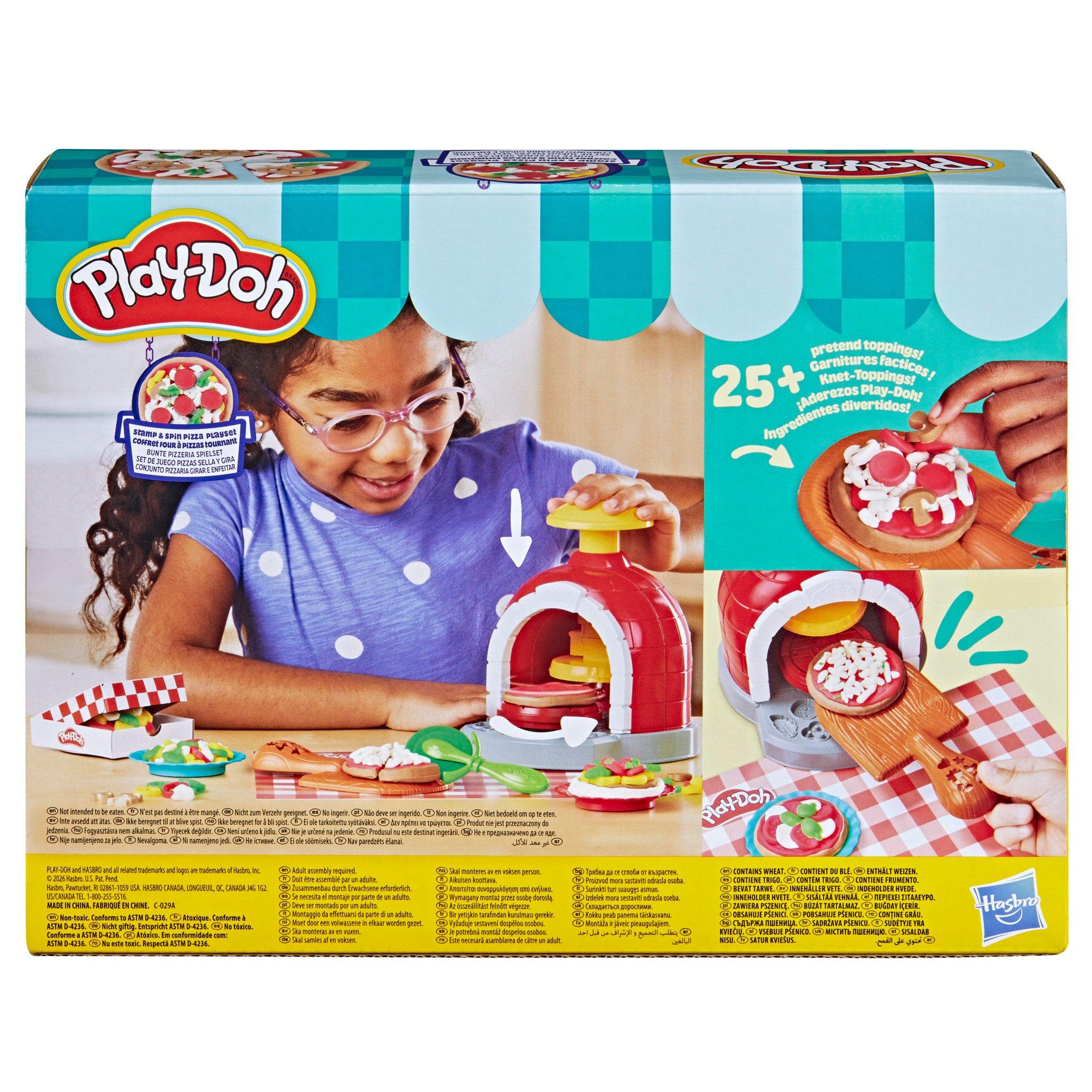 Pizza Playset - Play-Doh - Playdoh Stamp N Spin Jn64 - 3