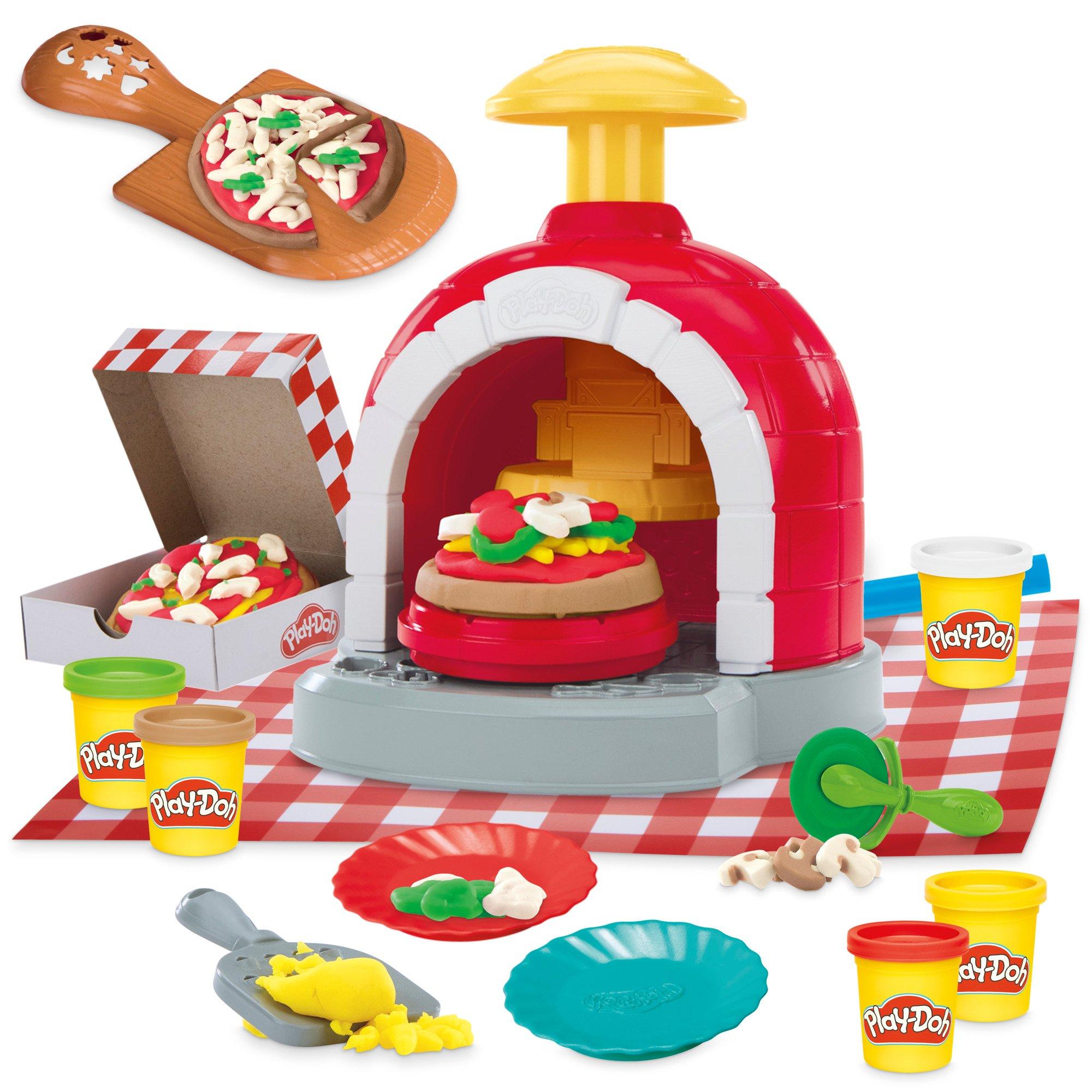 Pizza Playset - Play-Doh - Playdoh Stamp N Spin Jn64 - 4