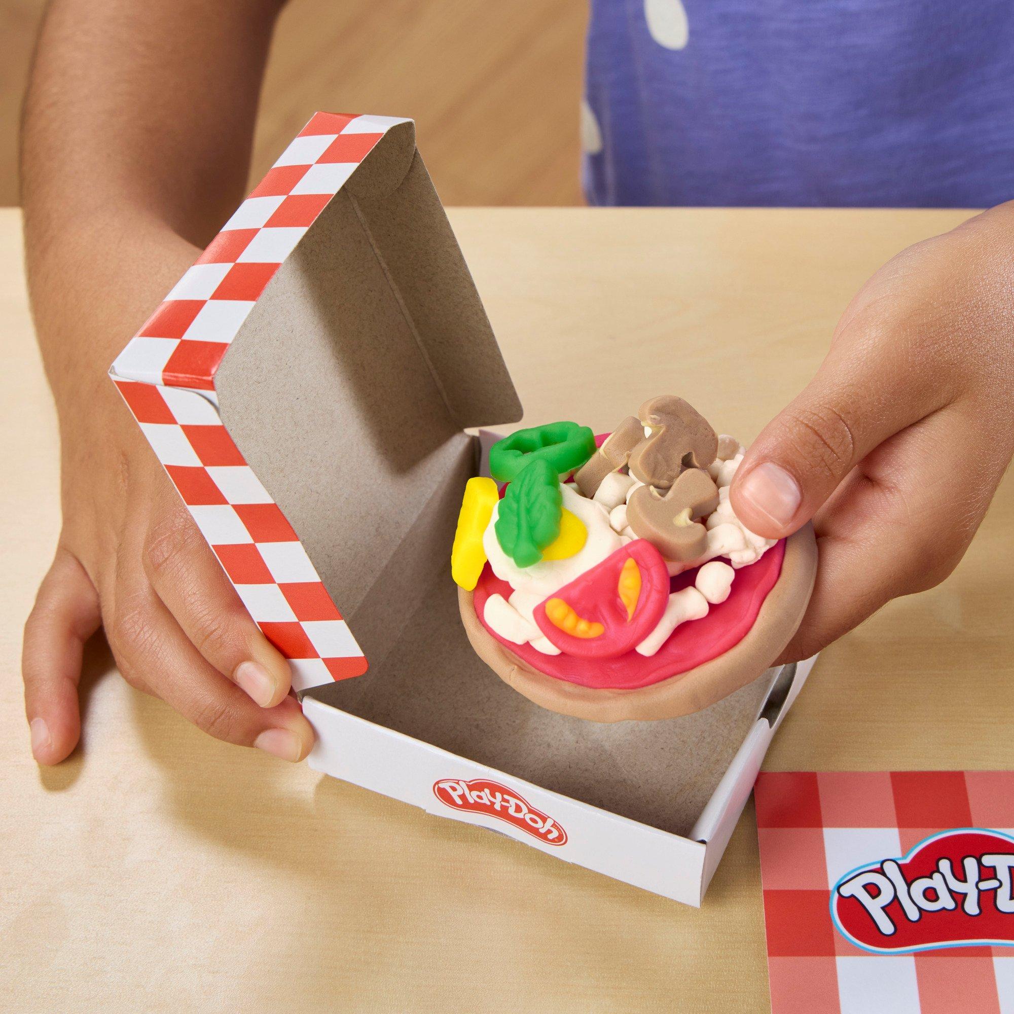 Pizza Playset - Play-Doh - Playdoh Stamp N Spin Jn64 - 6
