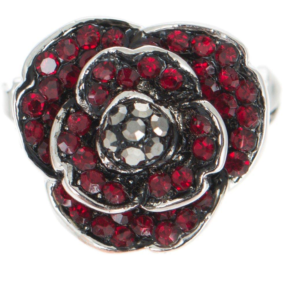 Red - Espree - Espree Crystal Poppy Pin