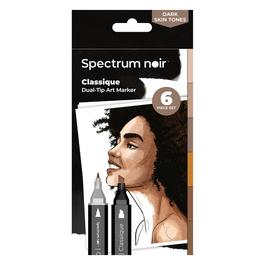 Crafters Companion Spectrum Noir-Classique 6pc-Dark Skintones