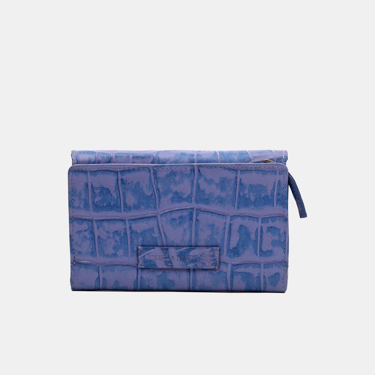 Blue - Dickens and Jones - Zip Around Purse - 2