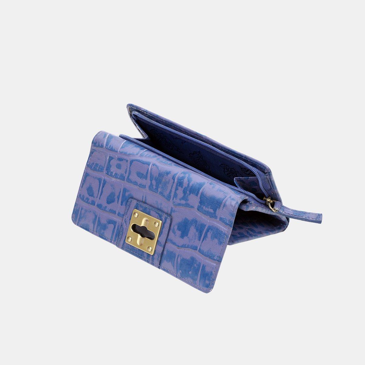 Blue - Dickens and Jones - Zip Around Purse - 3