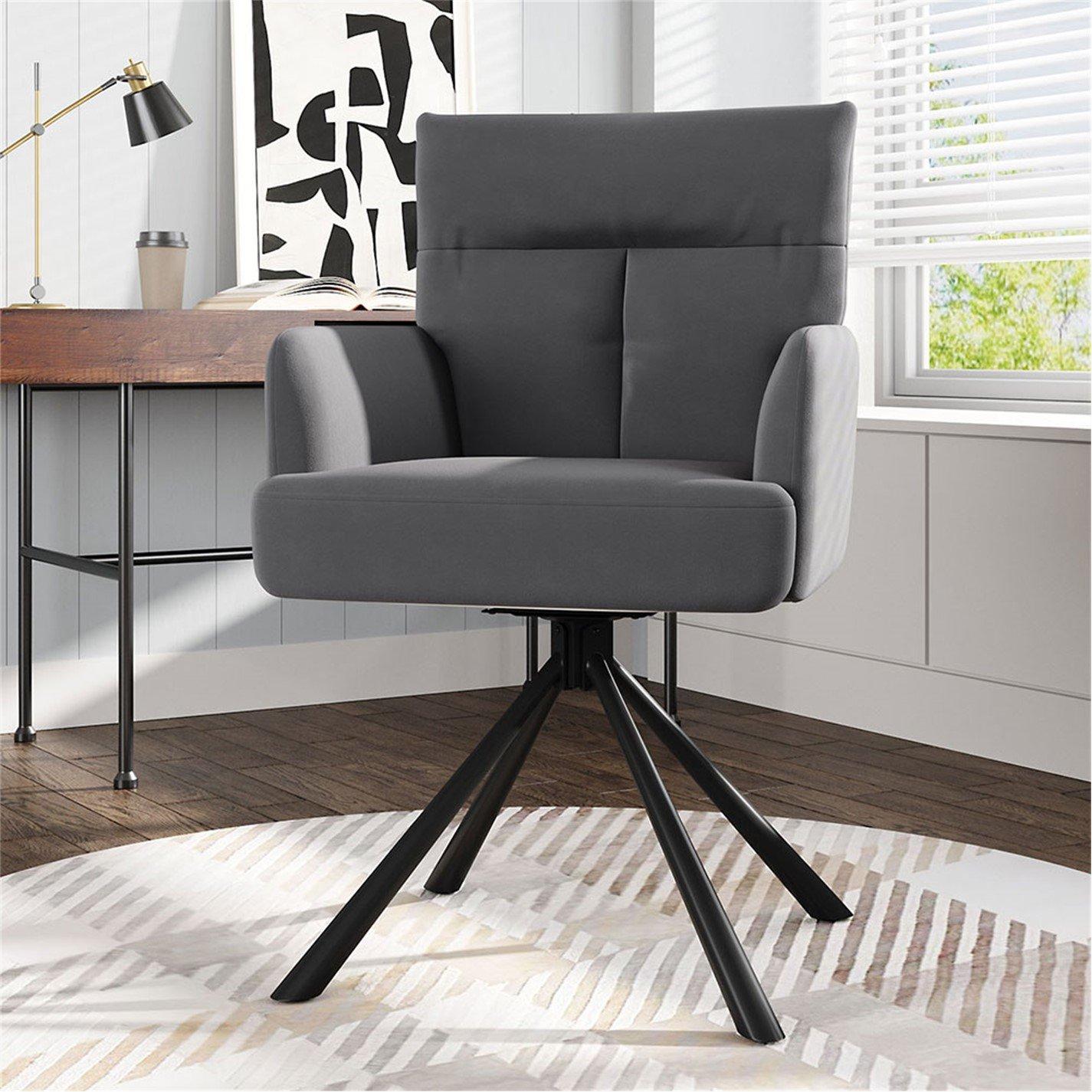 Grey - Kabinet UK - Modern UpholsteredArmchair Grey - 2