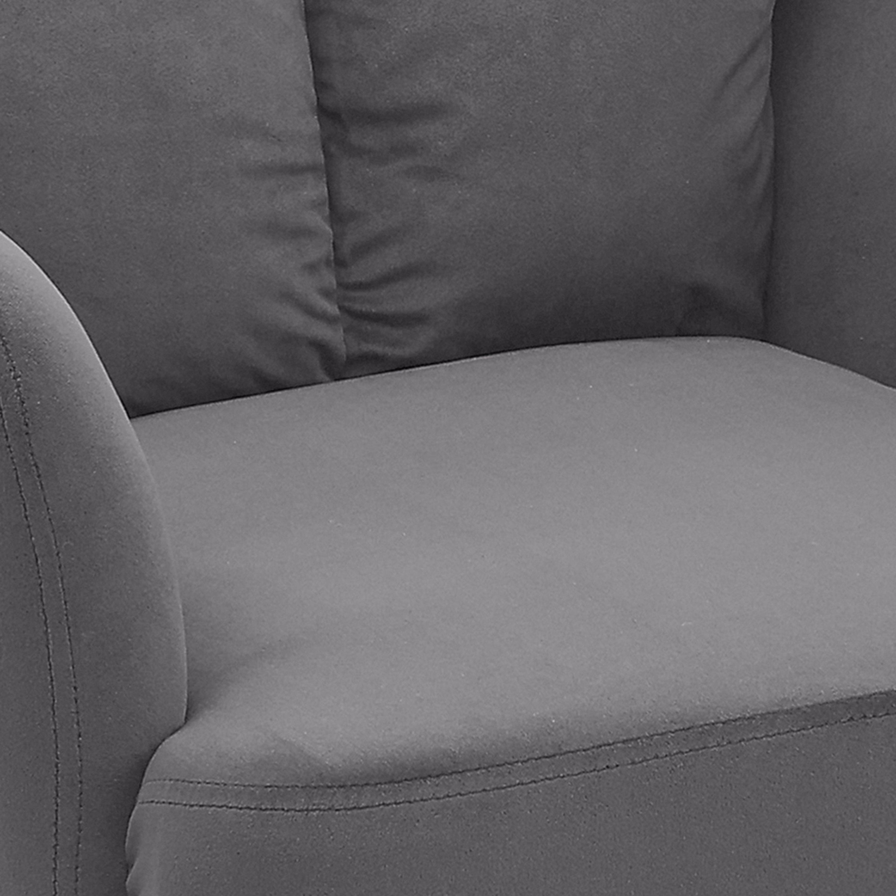 Grey - Kabinet UK - Modern UpholsteredArmchair Grey - 11
