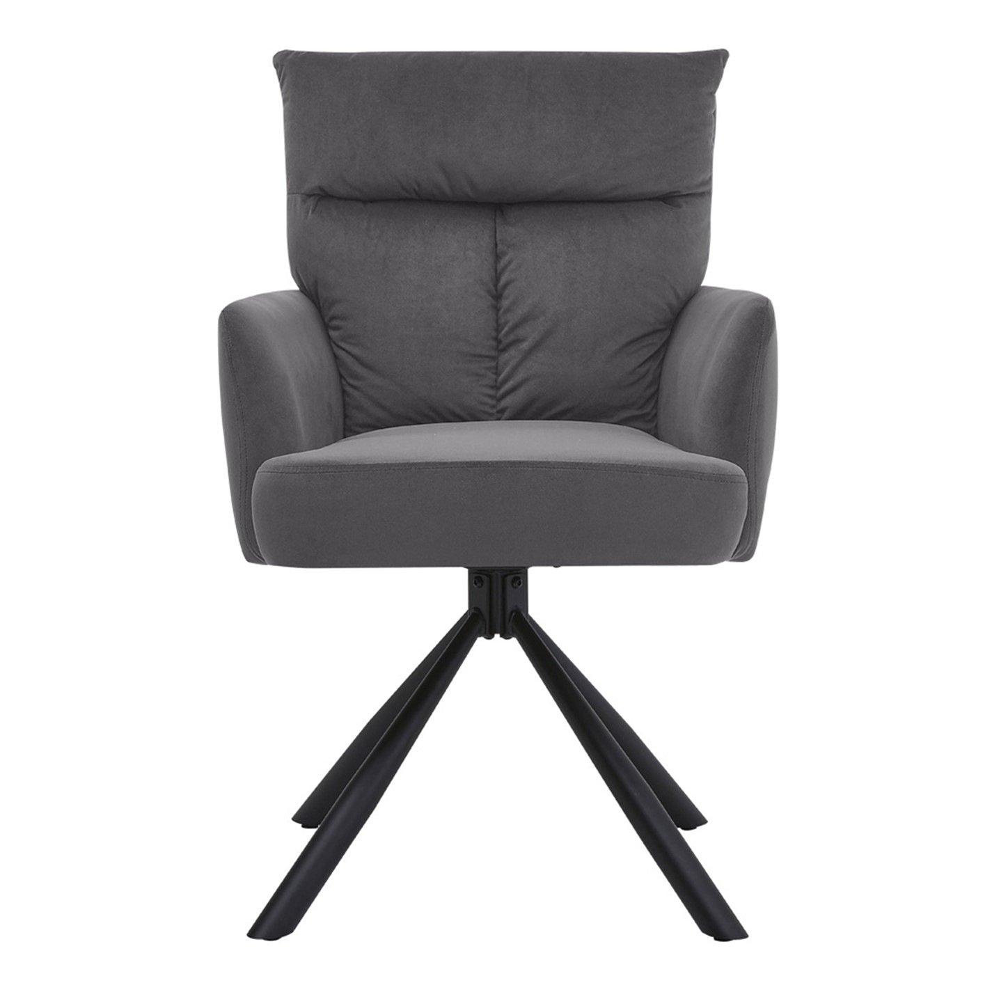 Grey - Kabinet UK - Modern UpholsteredArmchair Grey - 3
