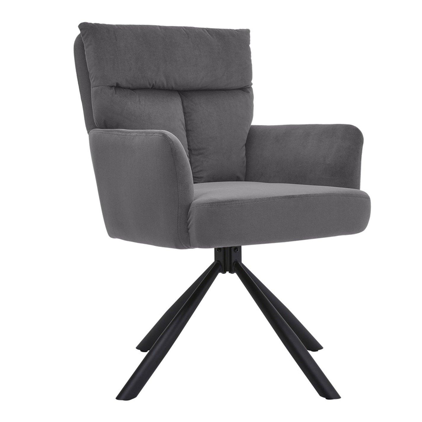Grey - Kabinet UK - Modern UpholsteredArmchair Grey - 4