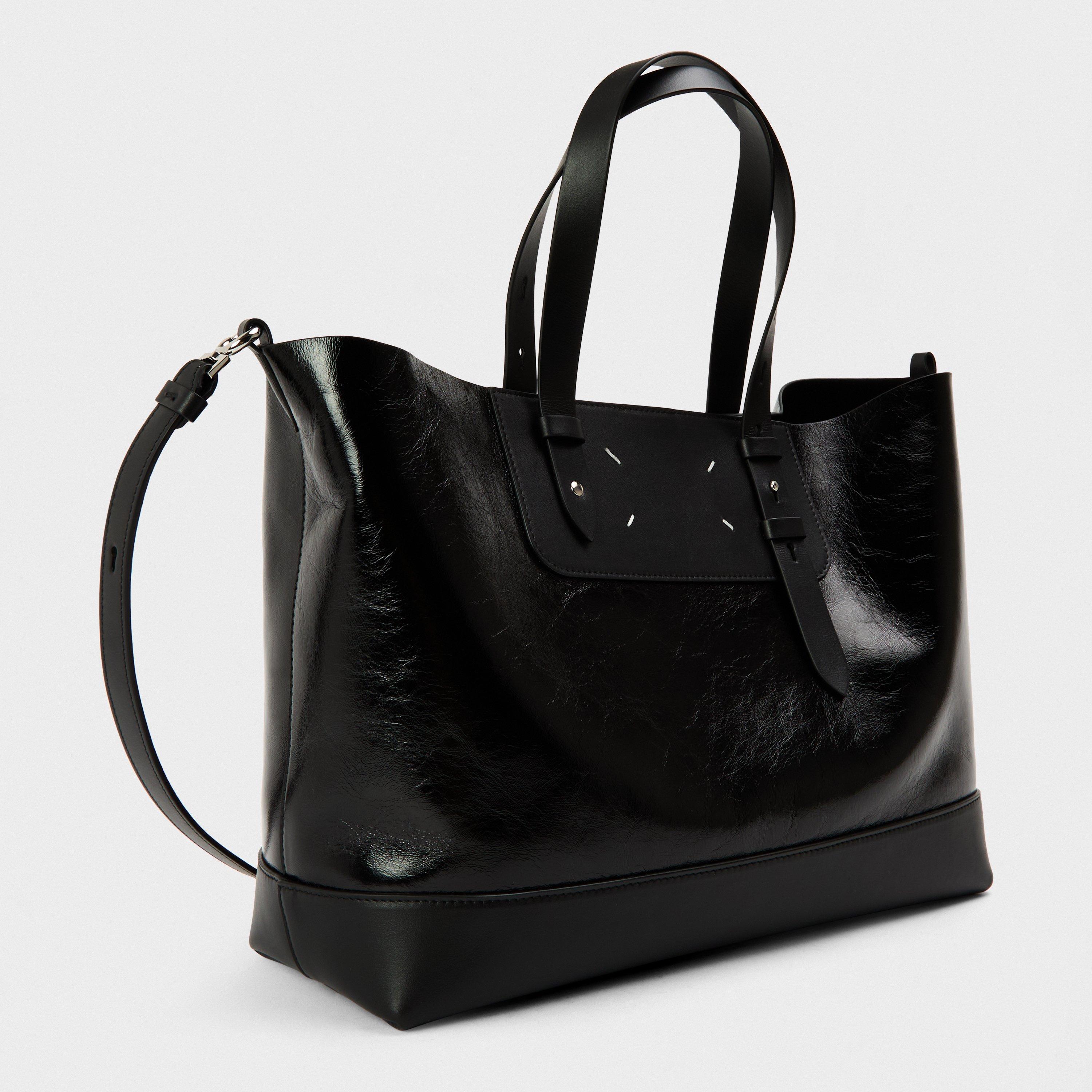 Black leather - Maison Margiela - Women's Tote Bag - 2