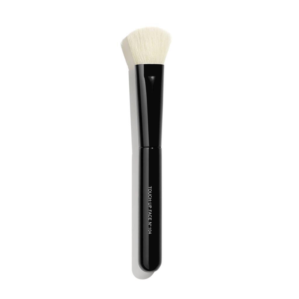 Black - CHANEL - TOUCH-UP FACE BRUSH N°104 Cream And Powder Foundation Brush - 1